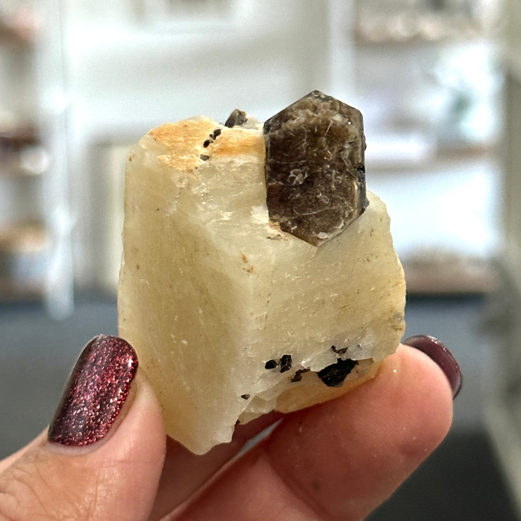 Mica Pegmatite with Calcite