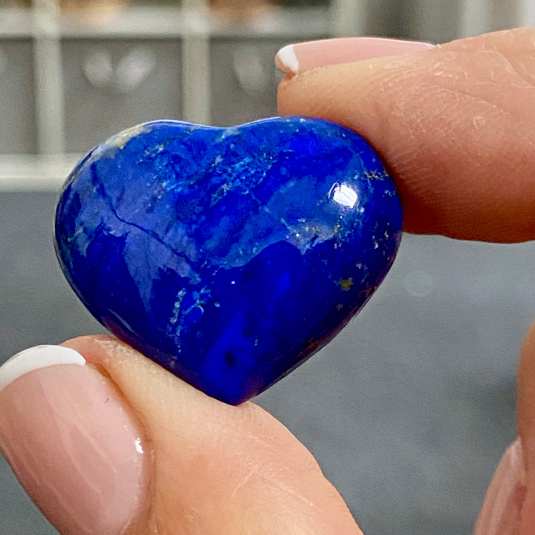 Lapis Lazuli Mini Heart – Mine 4 - Afghanistan