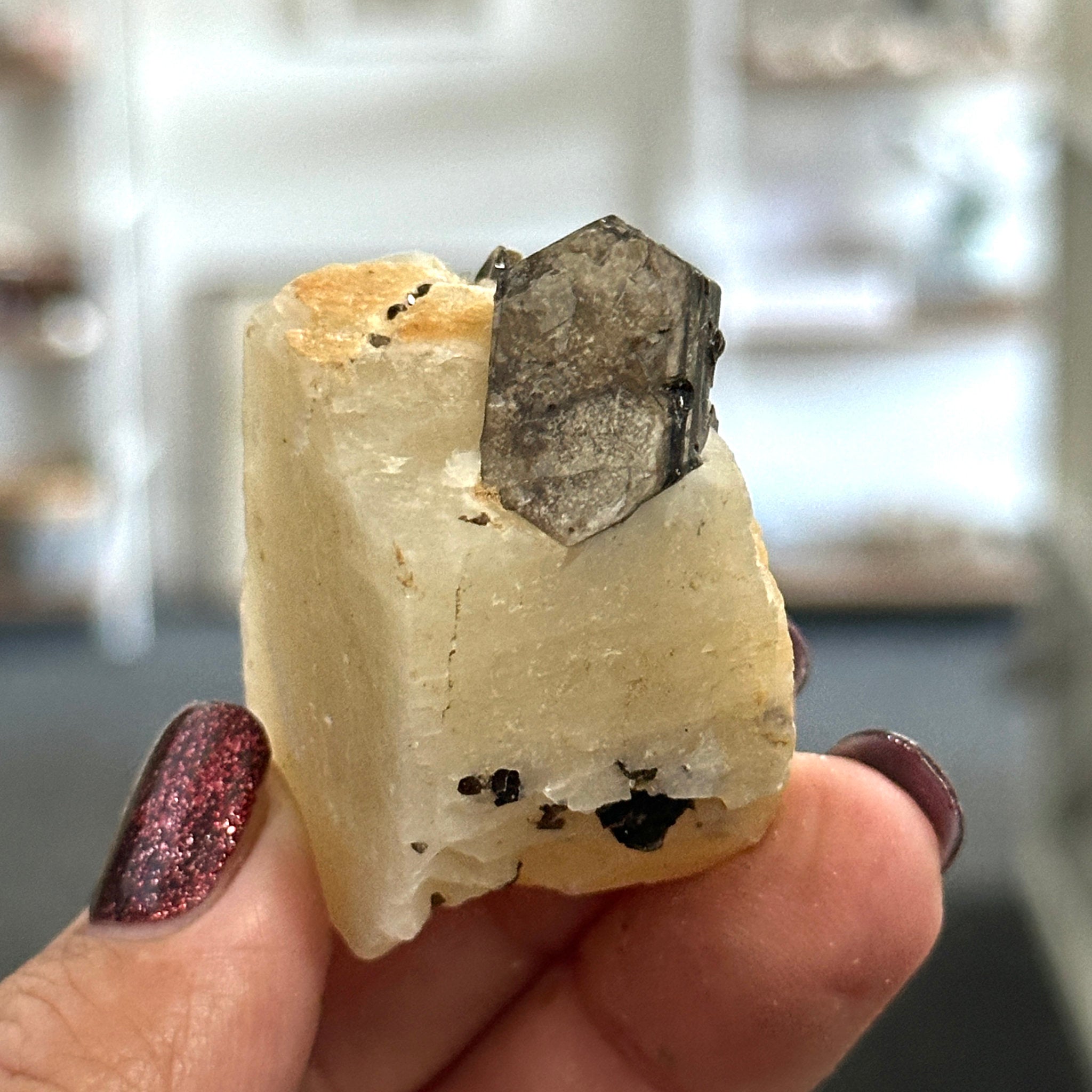 Mica Pegmatite with Calcite