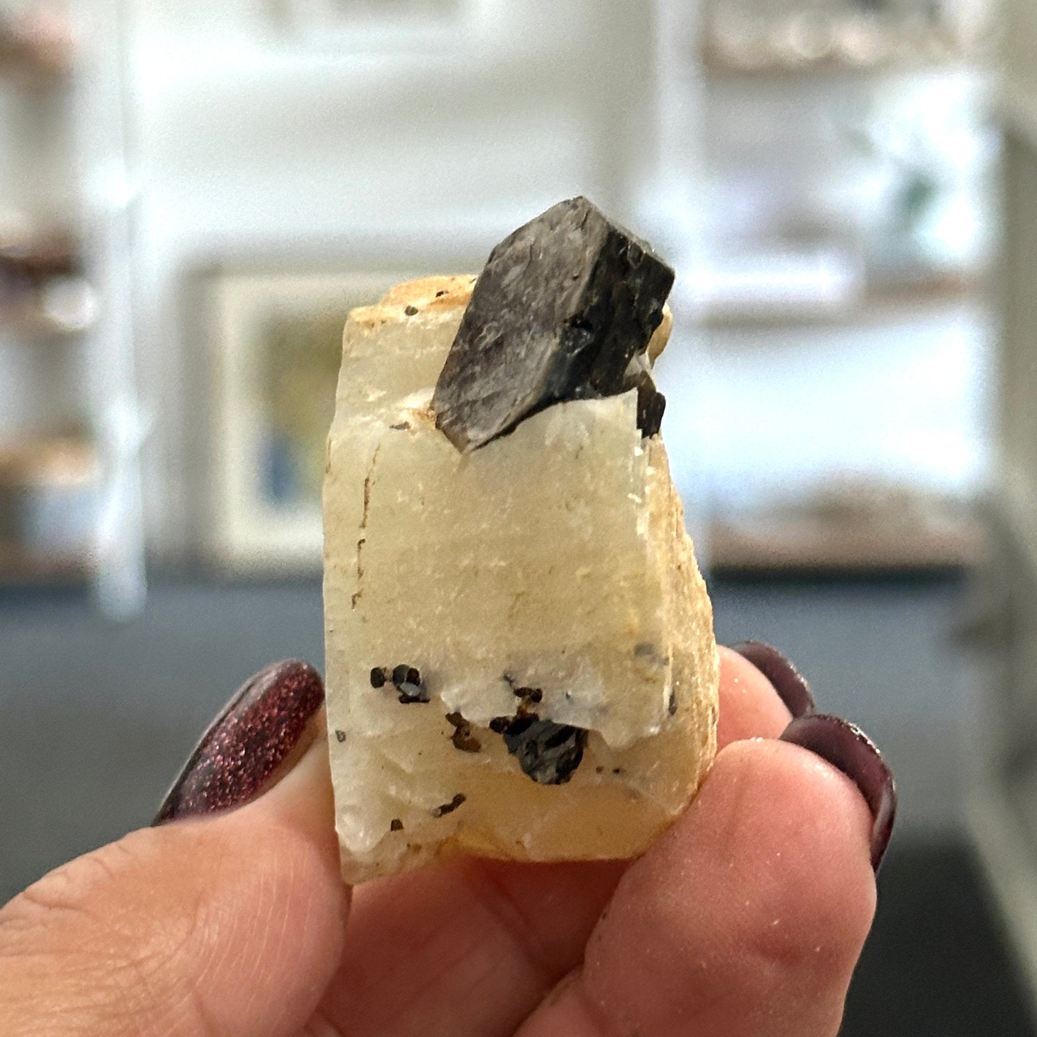 Mica Pegmatite with Calcite