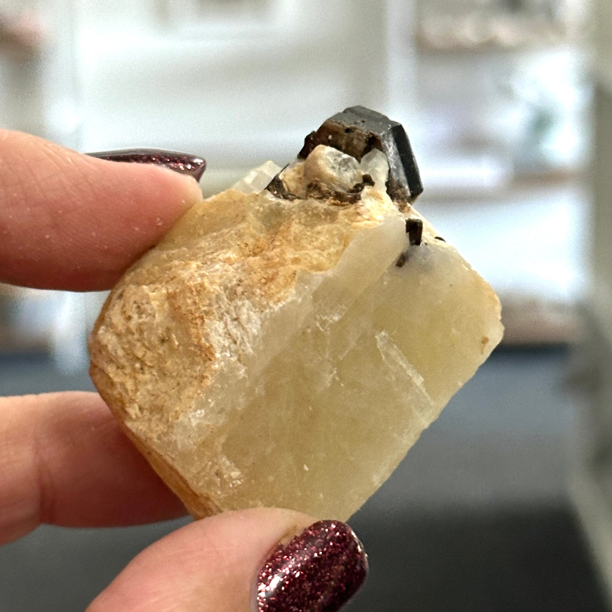Mica Pegmatite with Calcite
