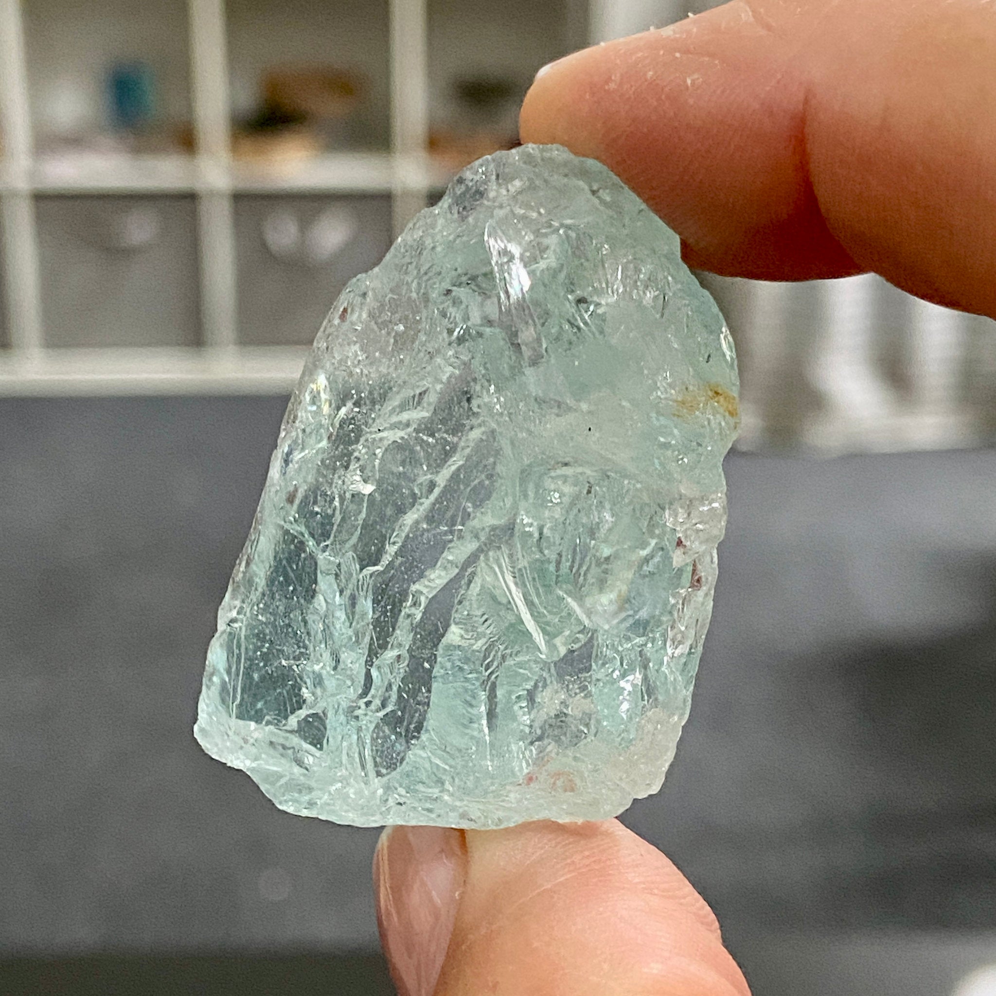 Natural Blue Topaz Floater Crystal – Brazil