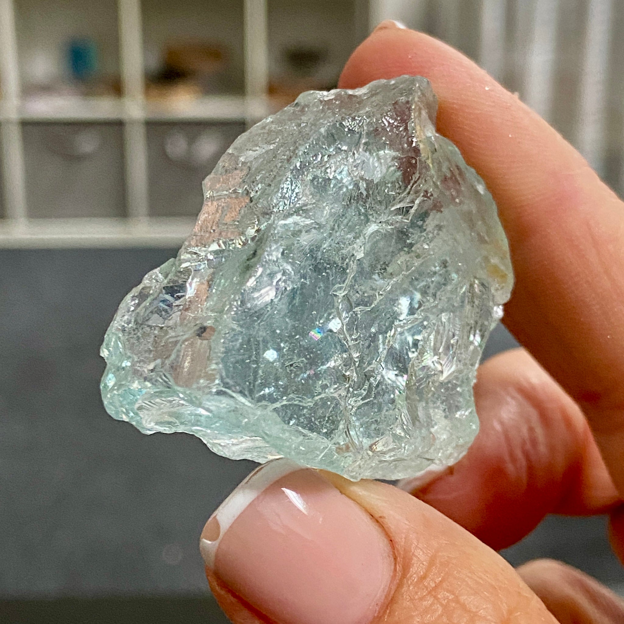 Natural Blue Topaz Floater Crystal – Brazil