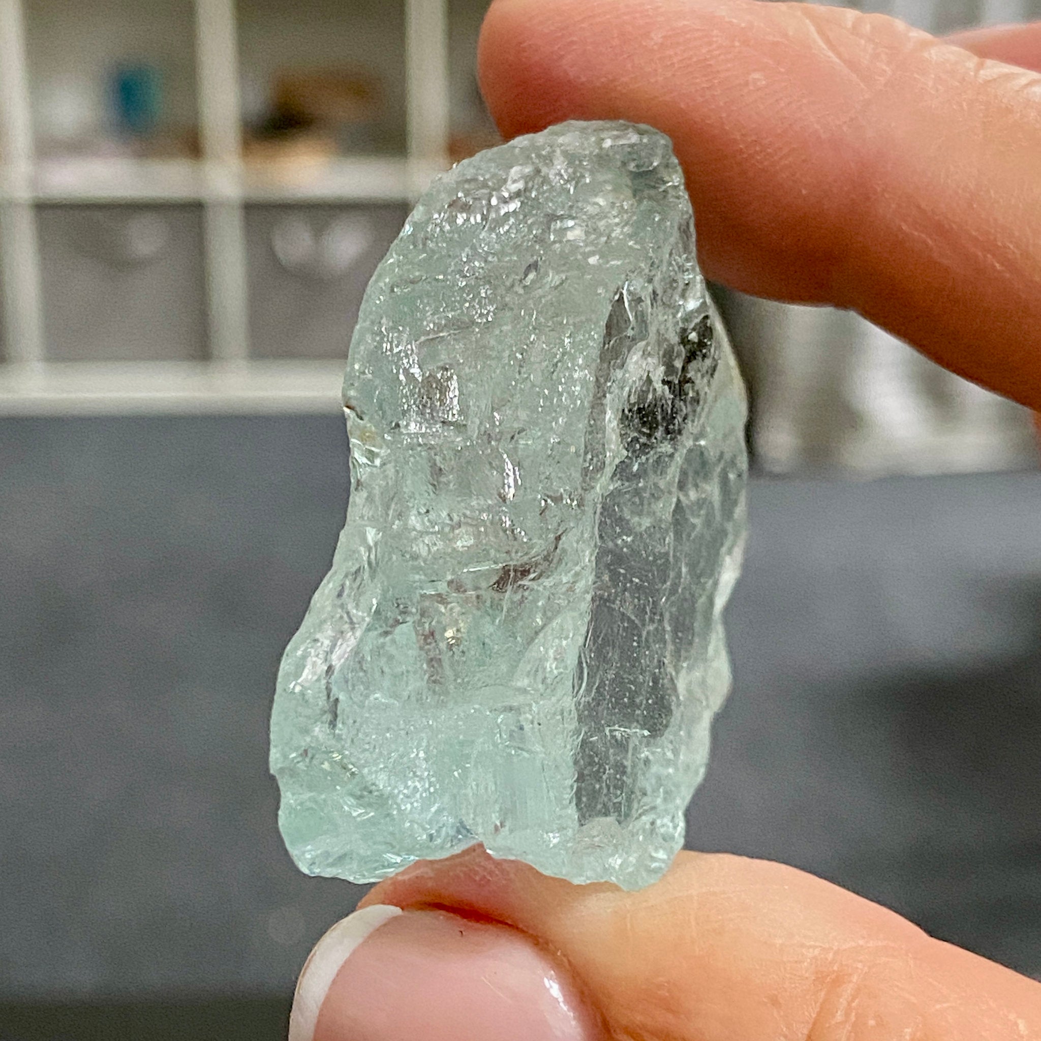Natural Blue Topaz Floater Crystal – Brazil