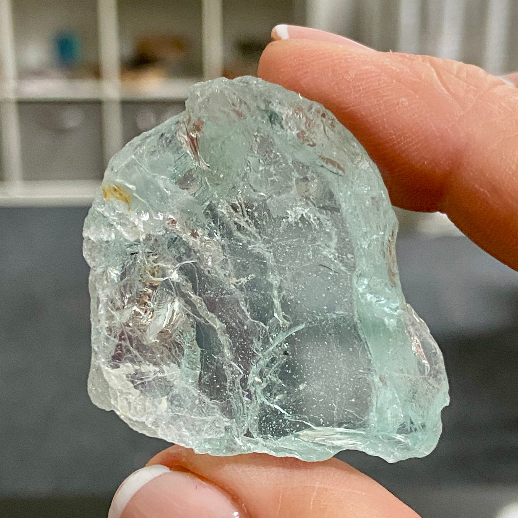 Natural Blue Topaz Floater Crystal – Brazil