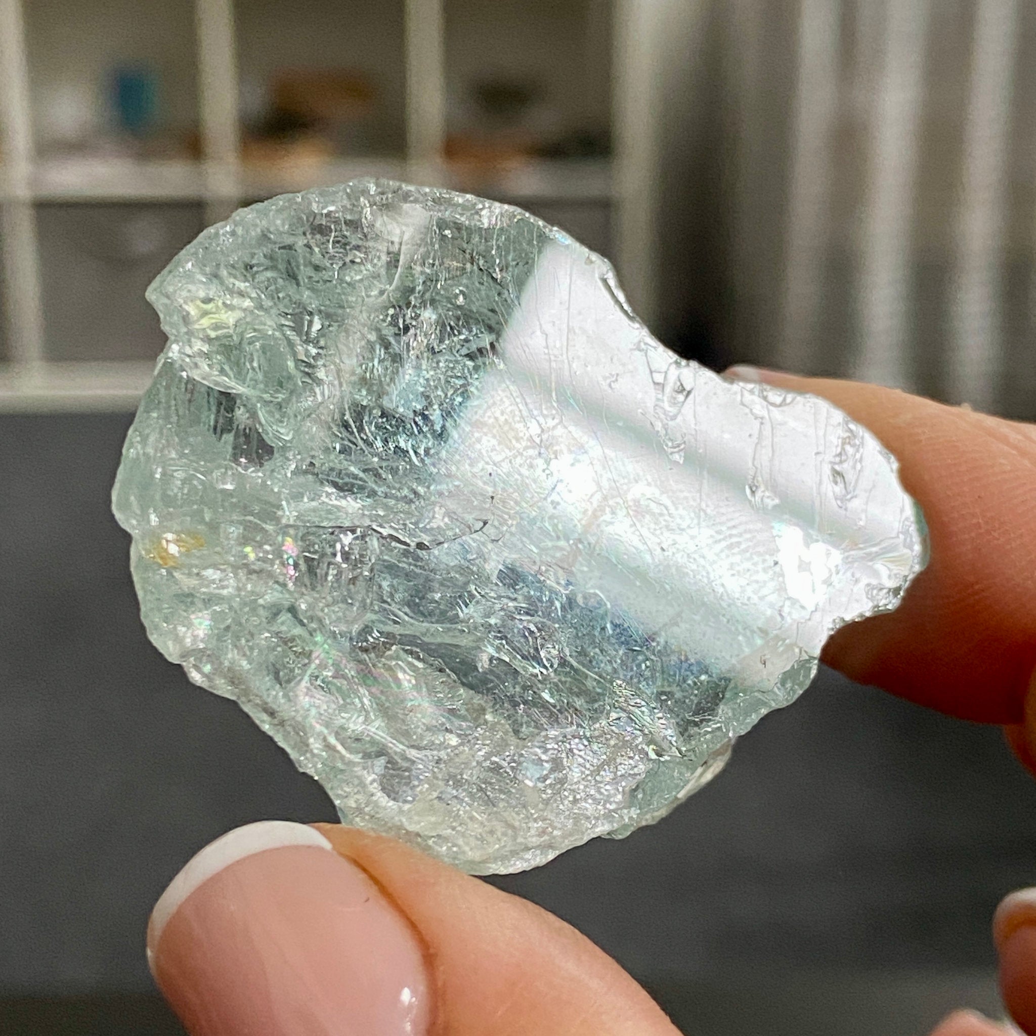Natural Blue Topaz Floater Crystal – Brazil