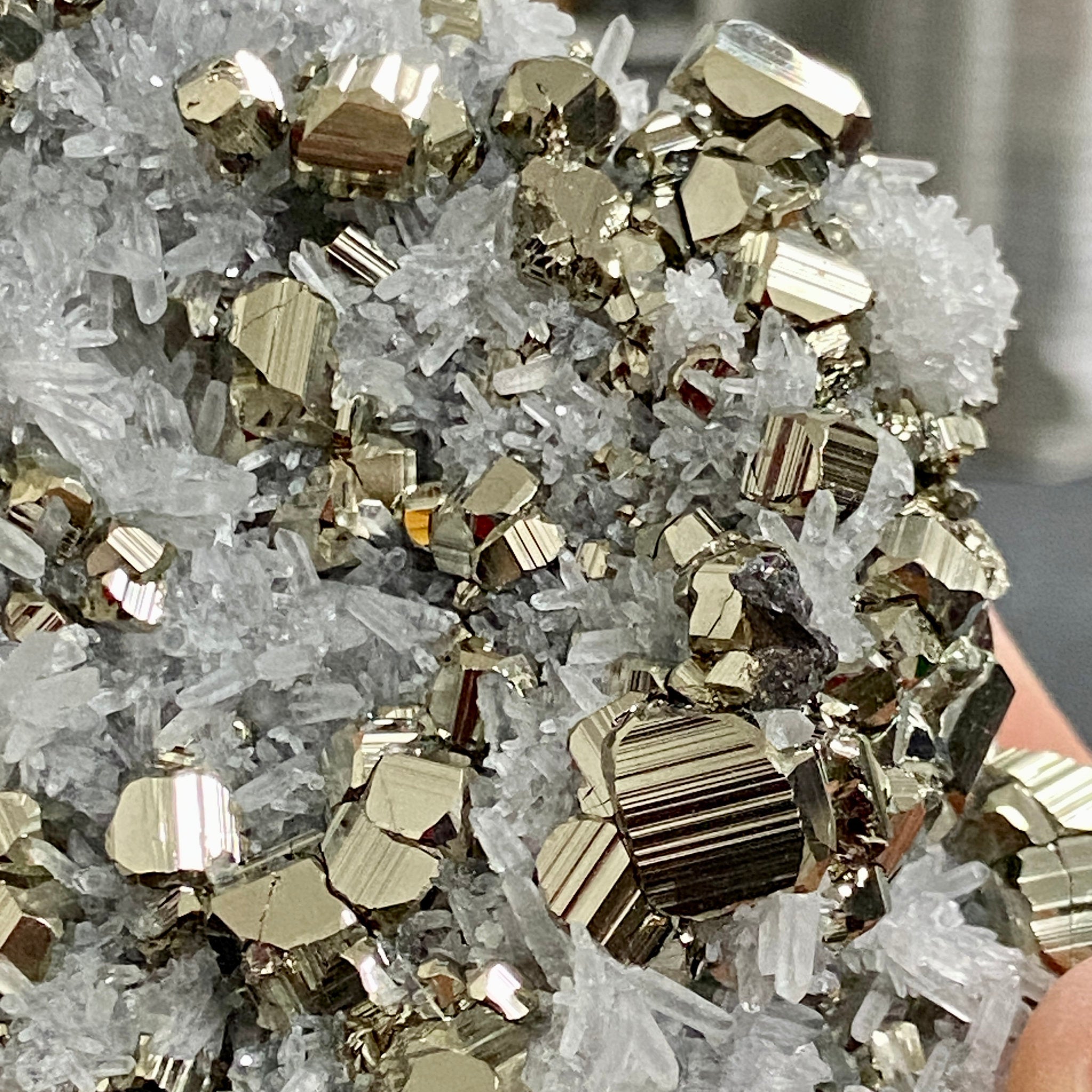 Quartz & Pyrite Cluster – Huanzala Mine, Peru