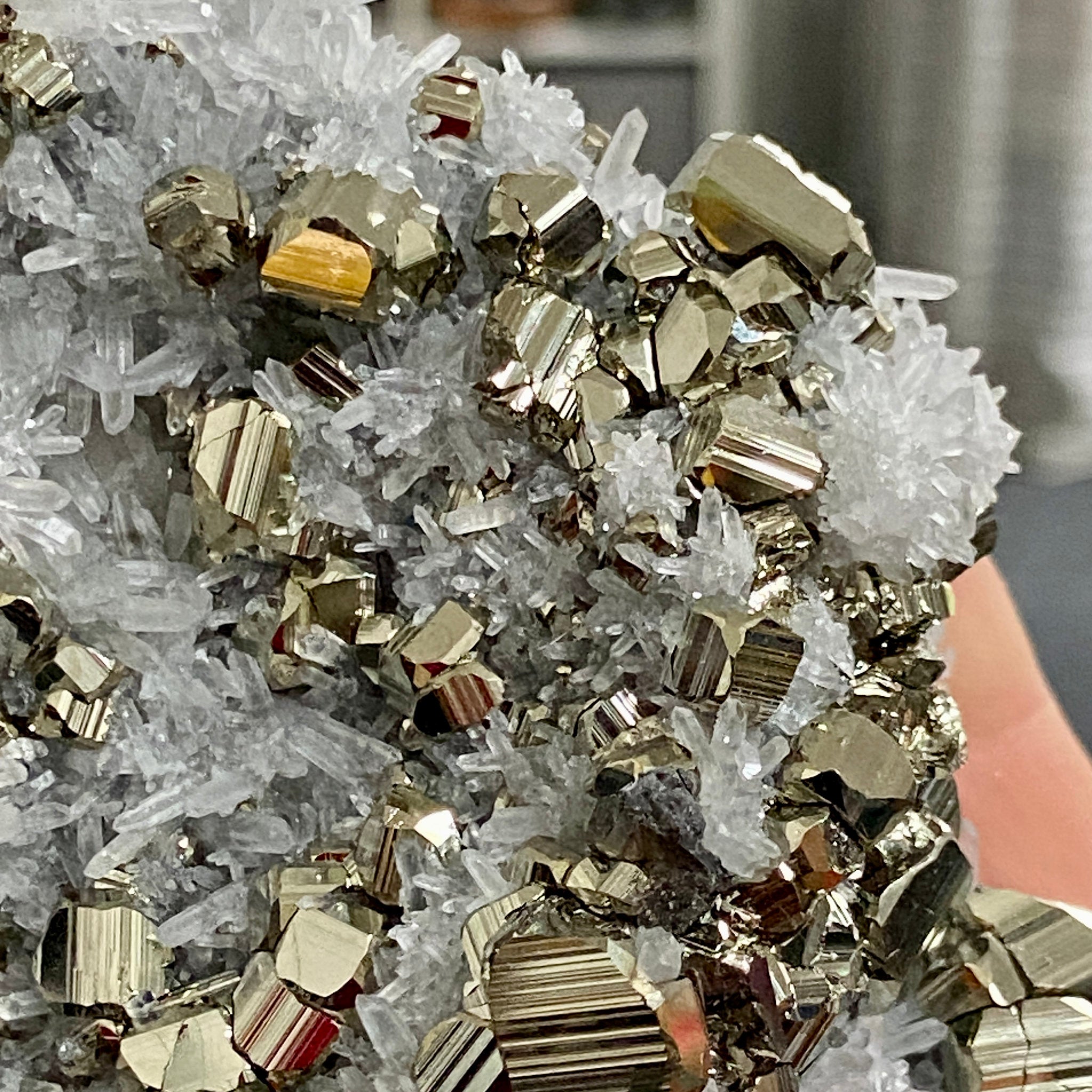 Quartz & Pyrite Cluster – Huanzala Mine, Peru