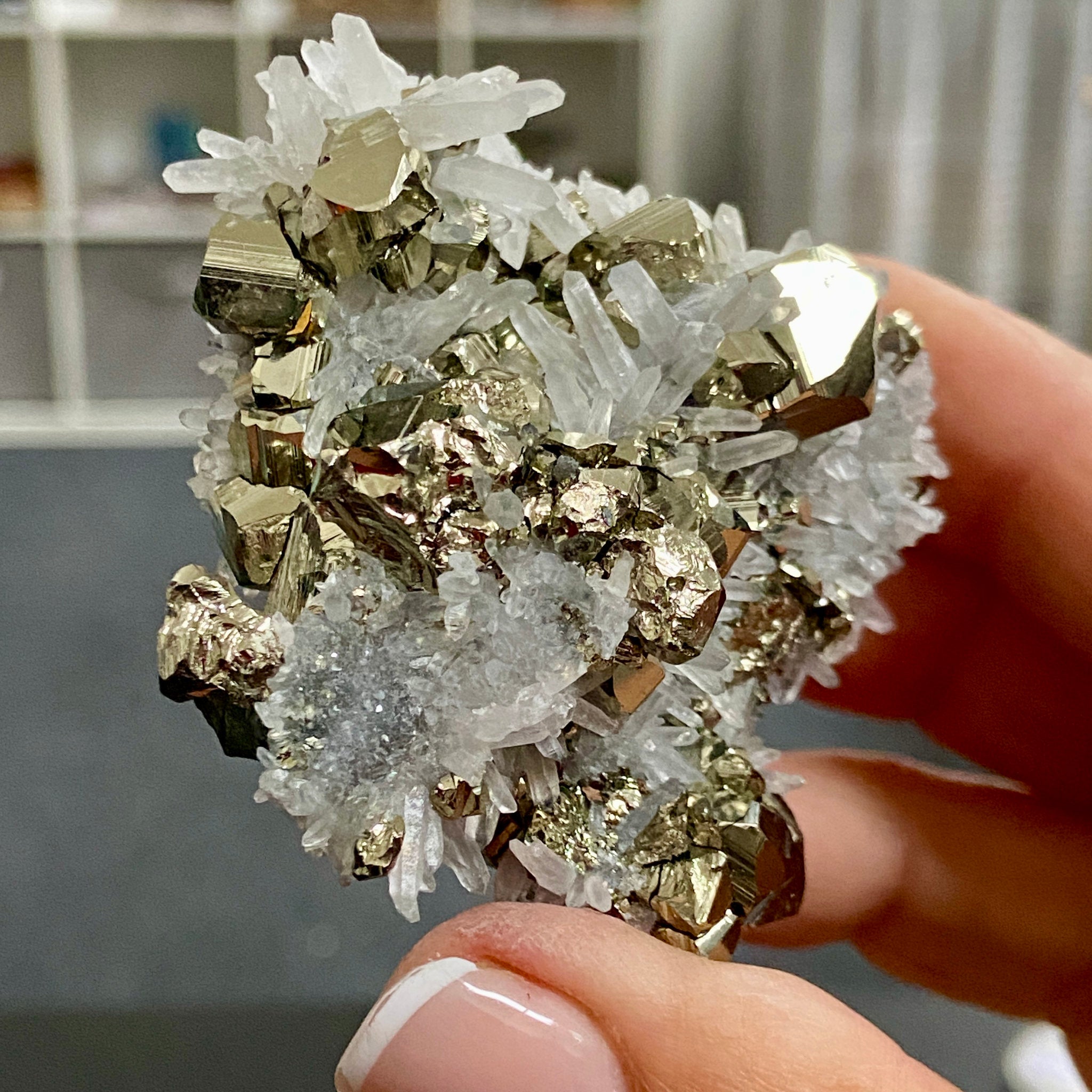 Quartz, Pyrite & Sphalerite Cluster – Huanzala Mine, Peru
