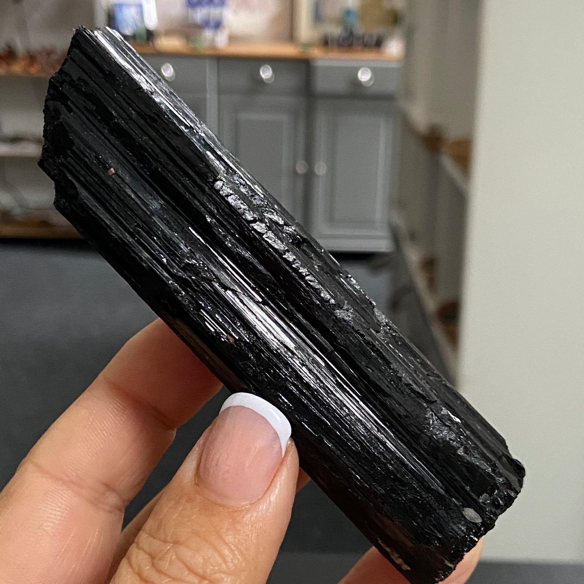 Natural Black Tourmaline Rod - Brazil