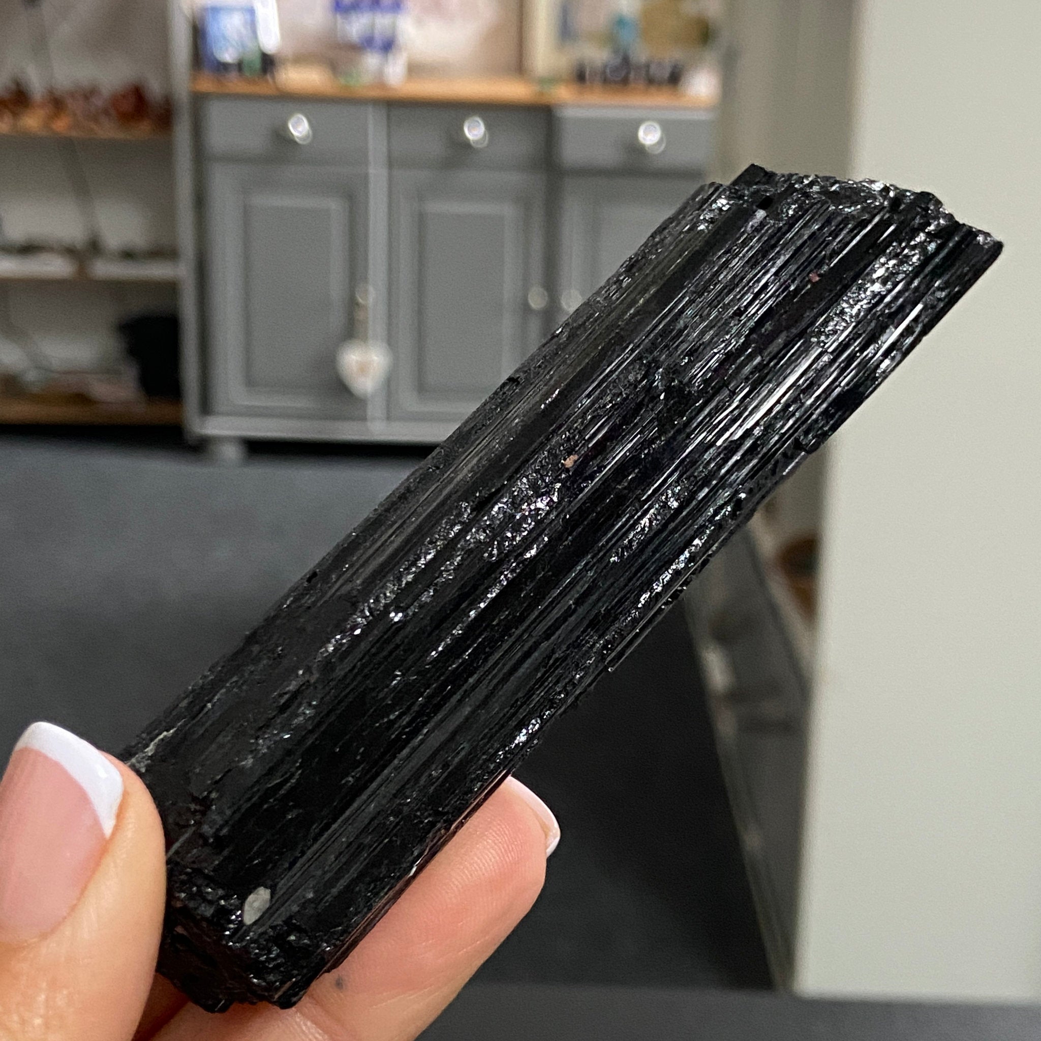 Natural Black Tourmaline Rod - Brazil
