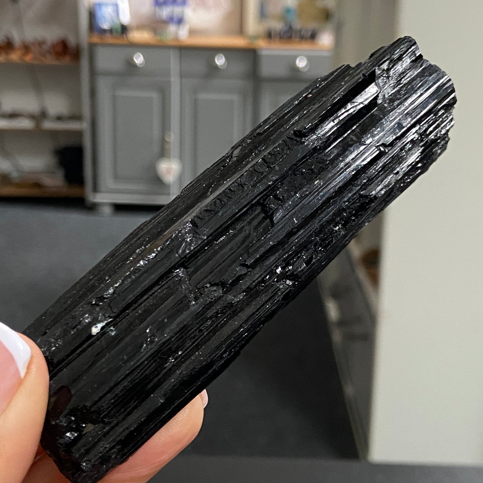 Natural Black Tourmaline Rod - Brazil
