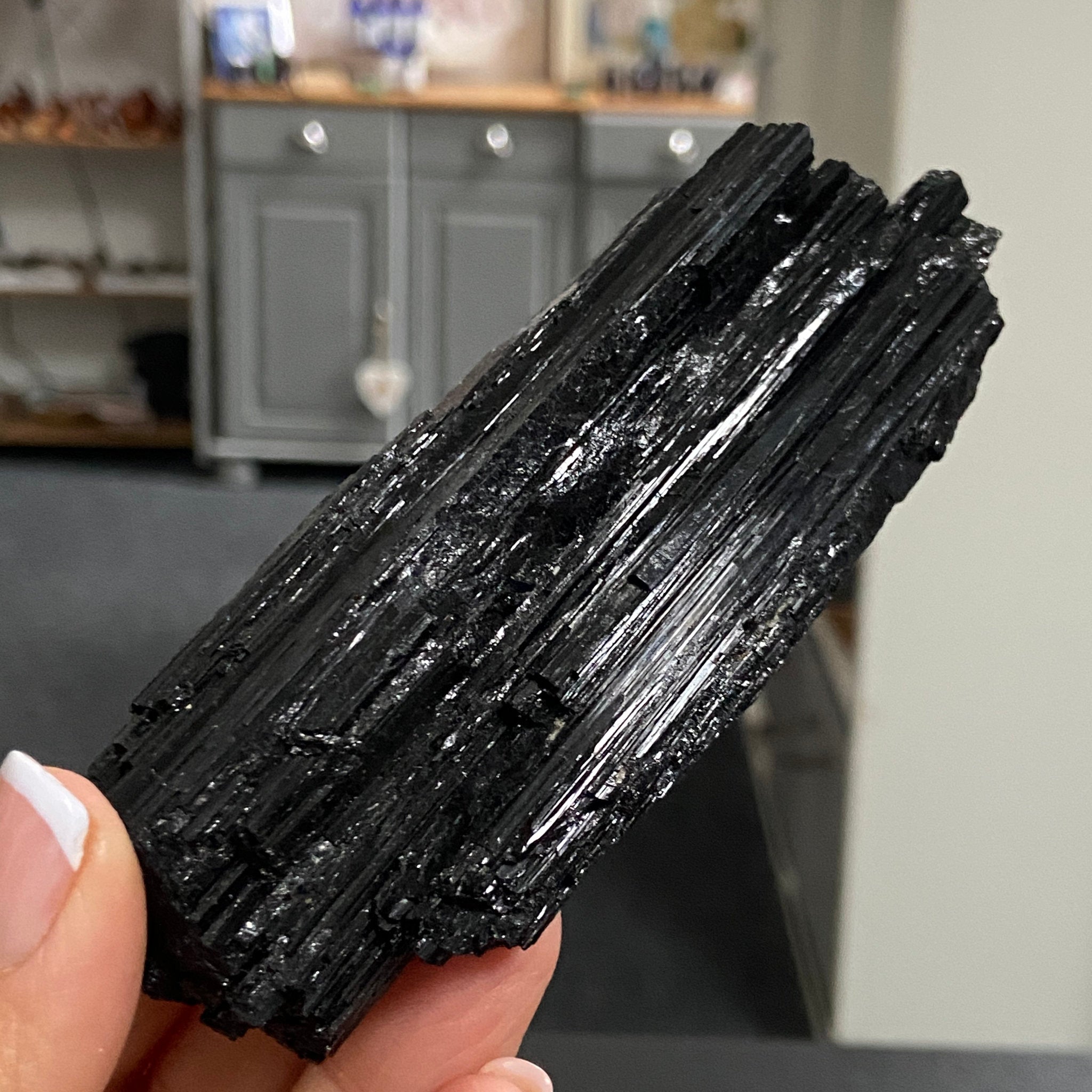 Natural Black Tourmaline Rod - Brazil