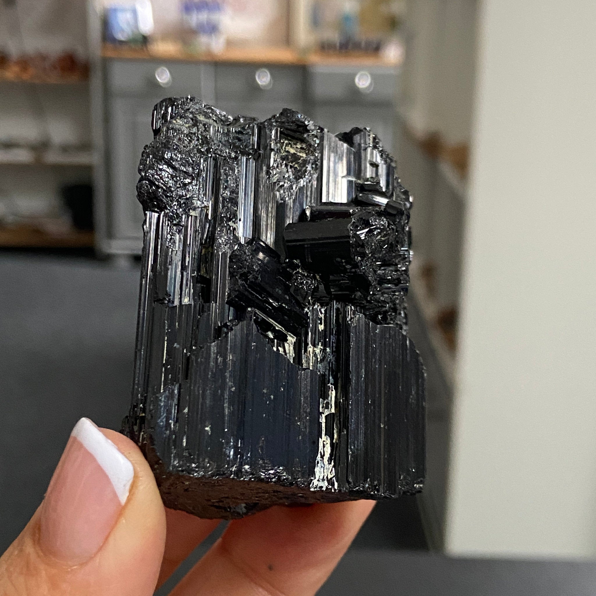 Natural Black Tourmaline - Namibia