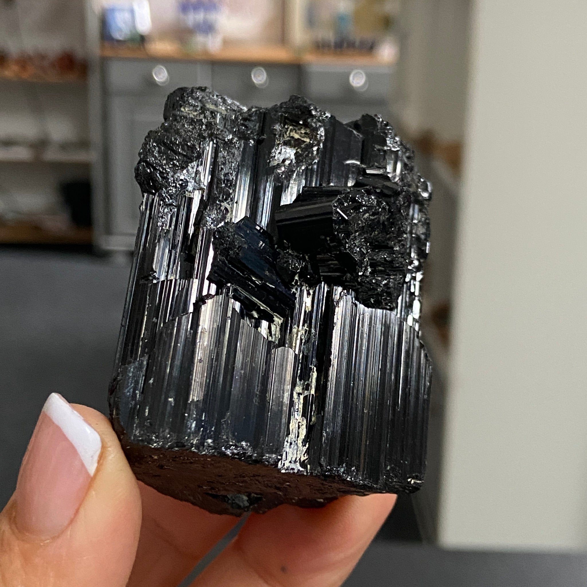 Natural Black Tourmaline - Namibia