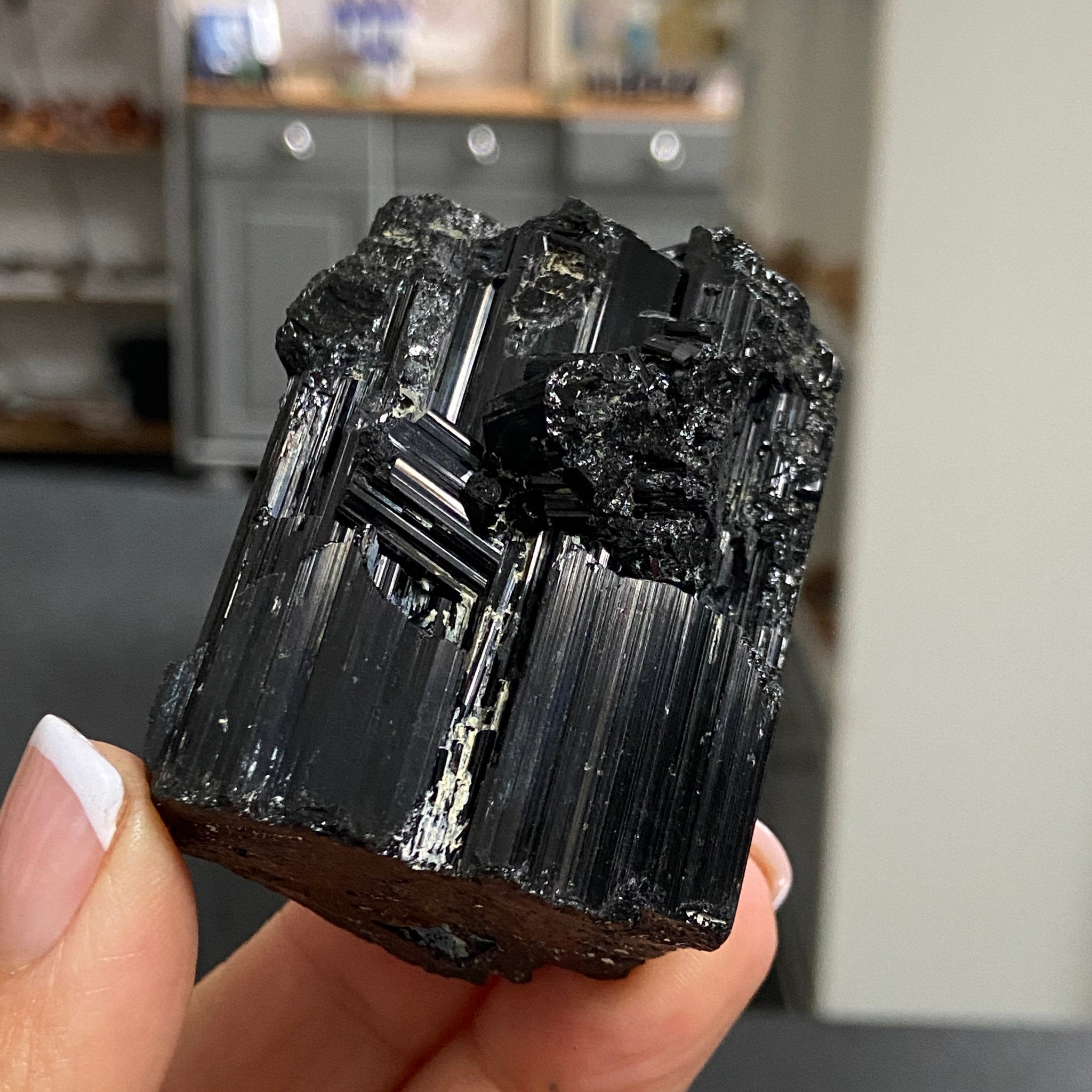 Natural Black Tourmaline - Namibia