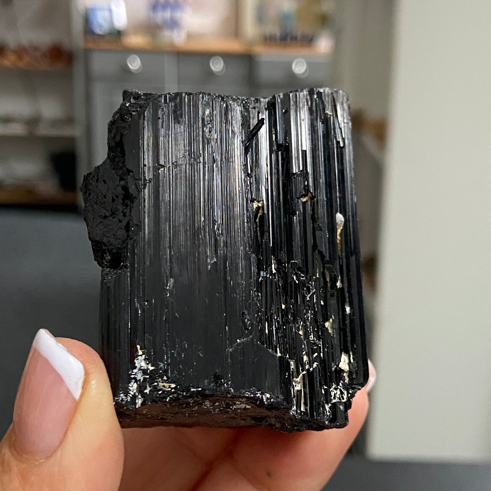 Natural Black Tourmaline - Namibia