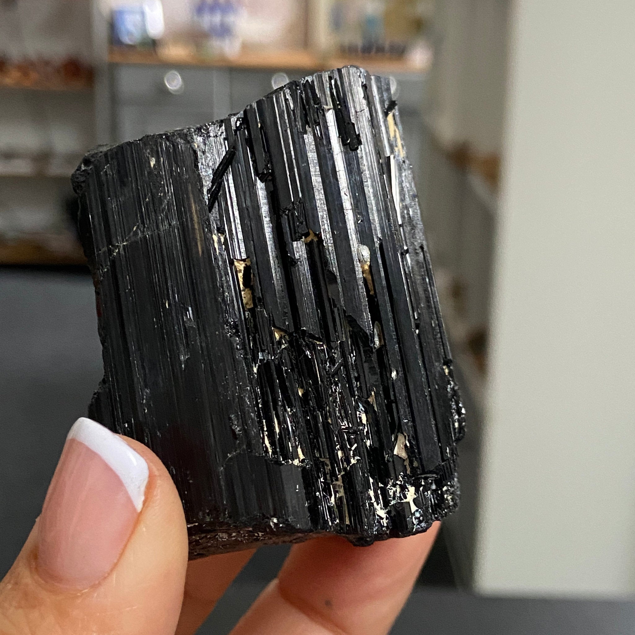 Natural Black Tourmaline - Namibia