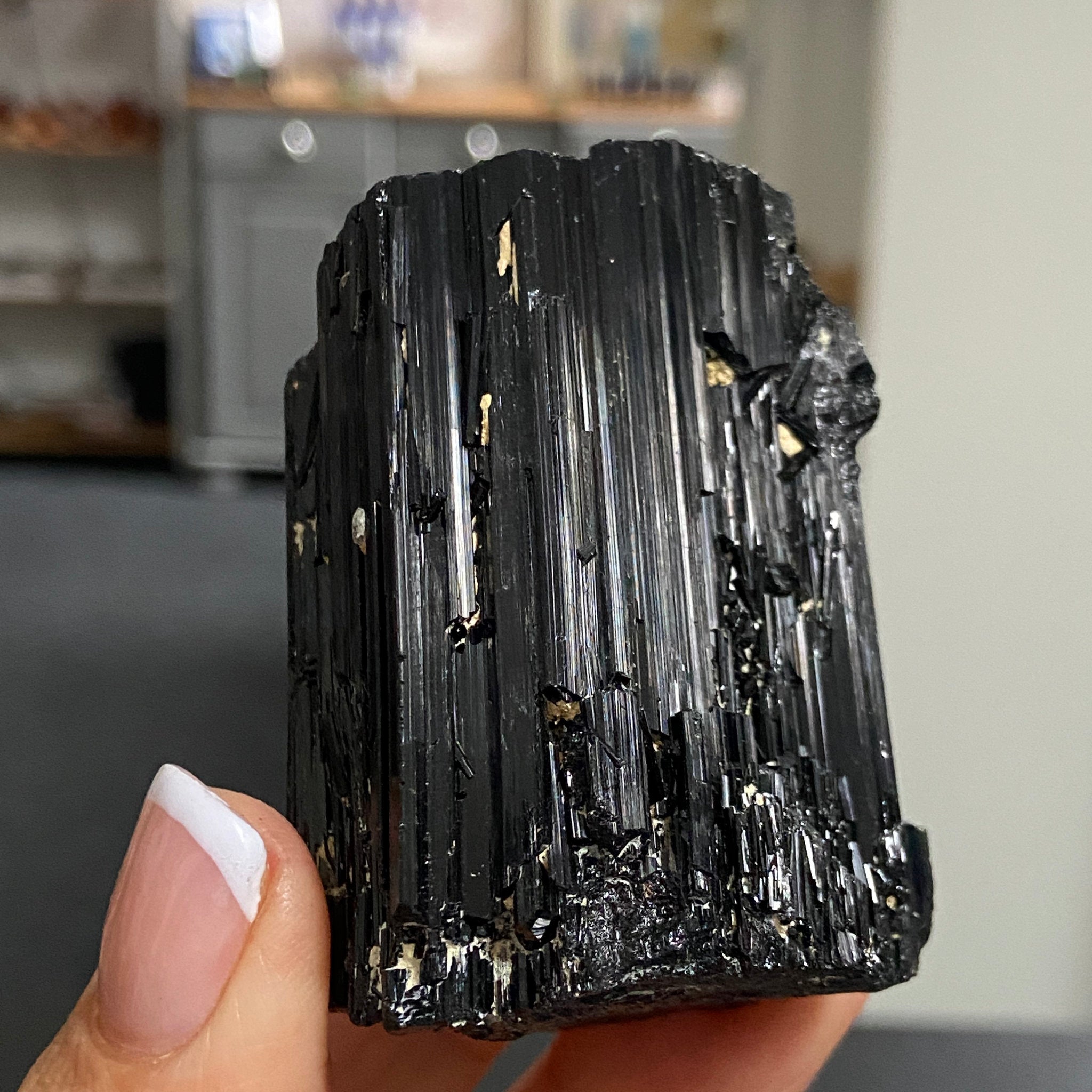 Natural Black Tourmaline - Namibia