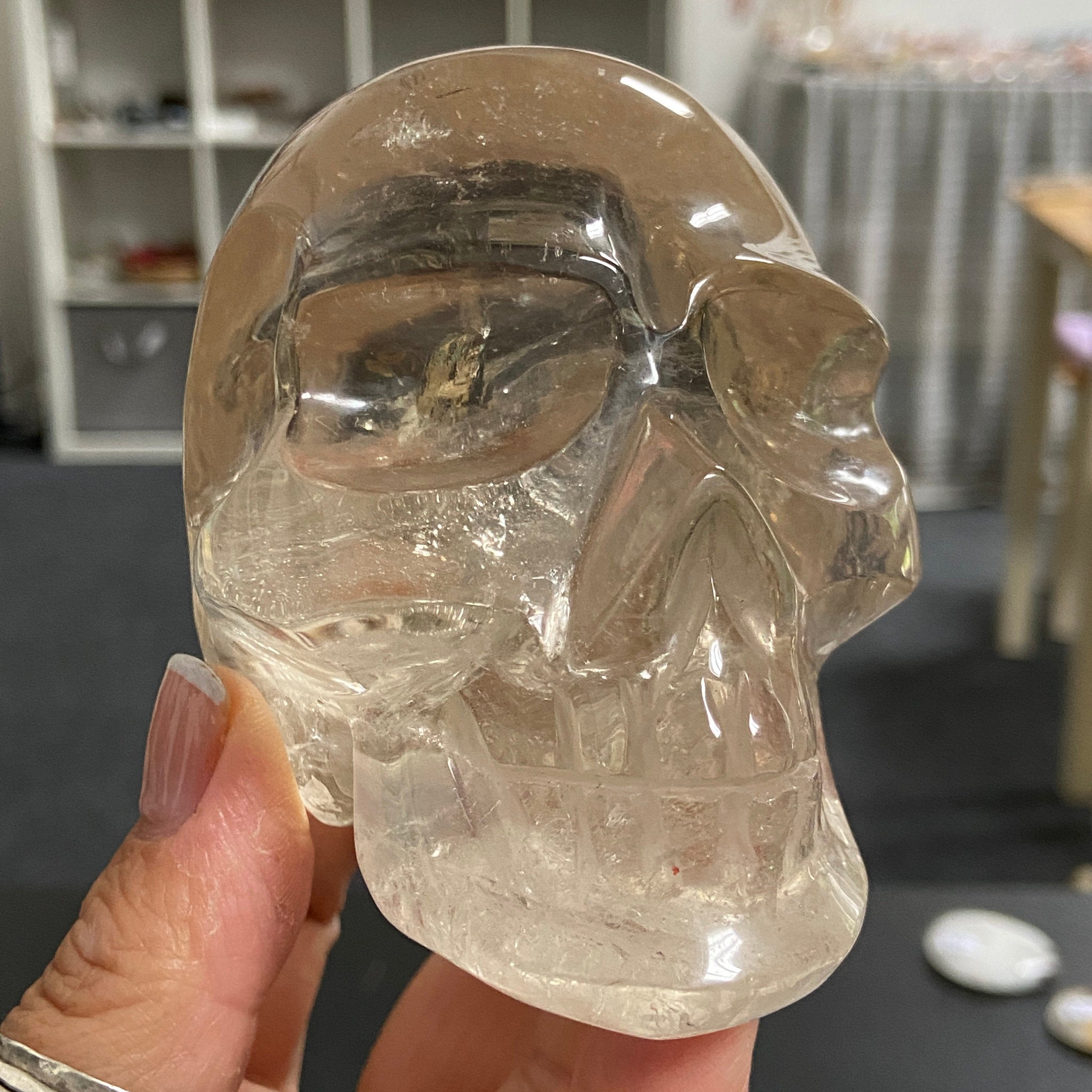 Natural Citrine Skull – Brazil