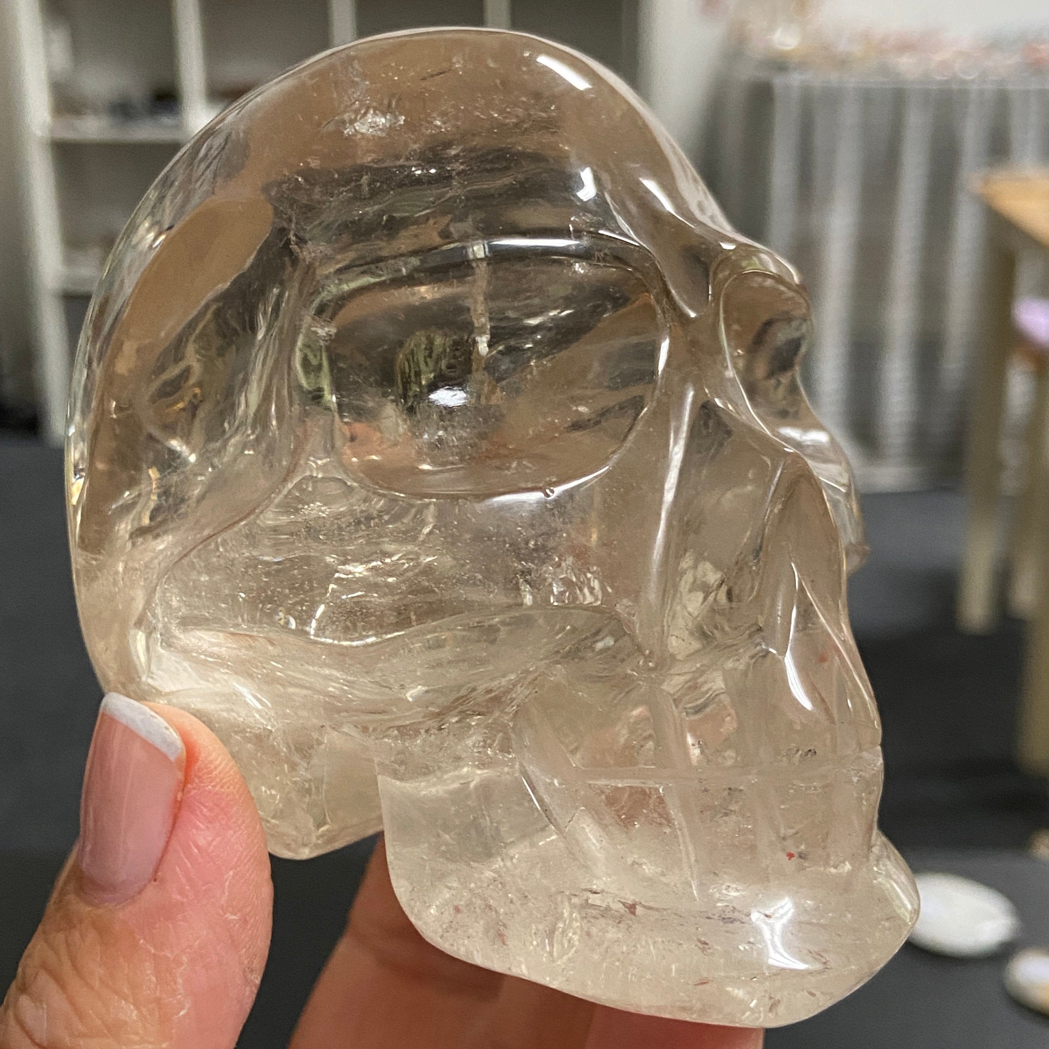 Natural Citrine Skull – Brazil