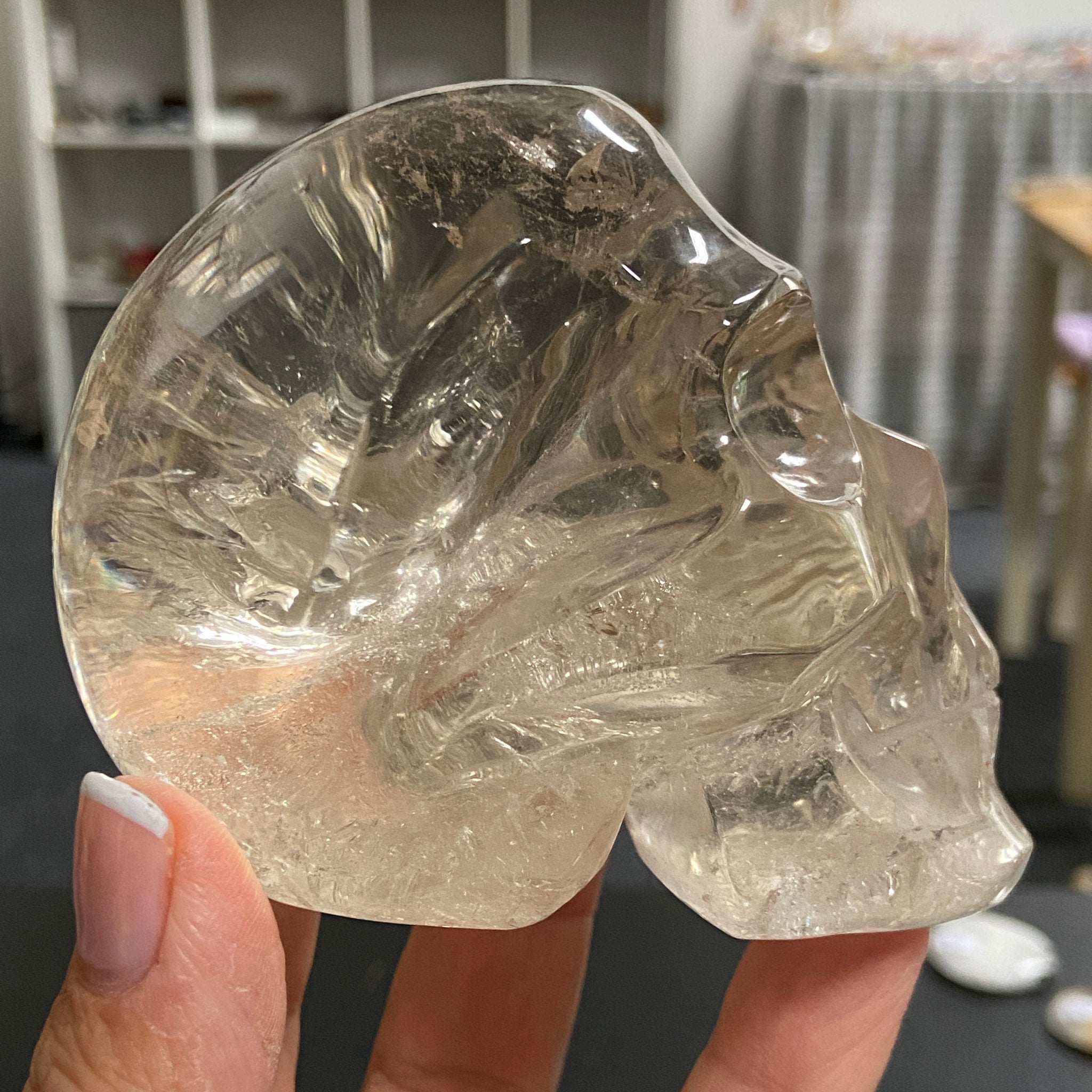 Natural Citrine Skull – Brazil