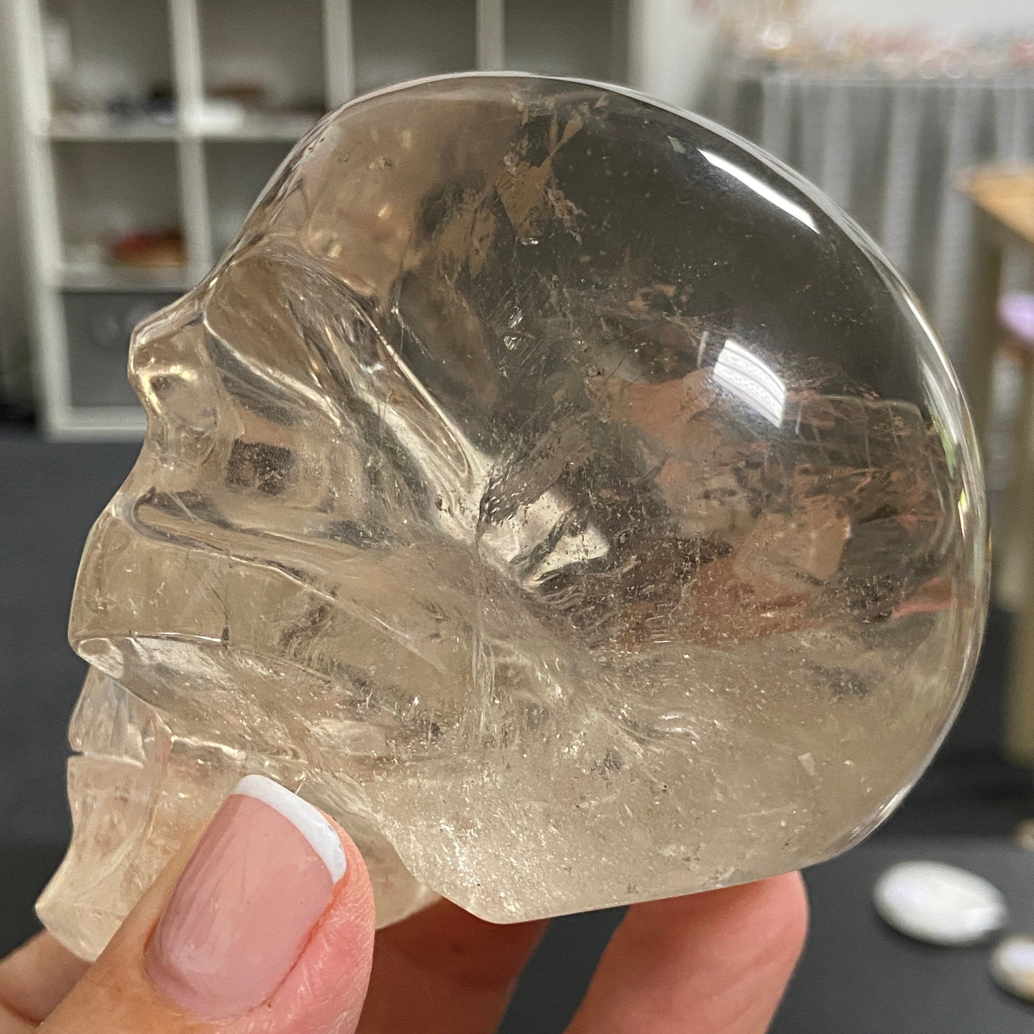 Natural Citrine Skull – Brazil