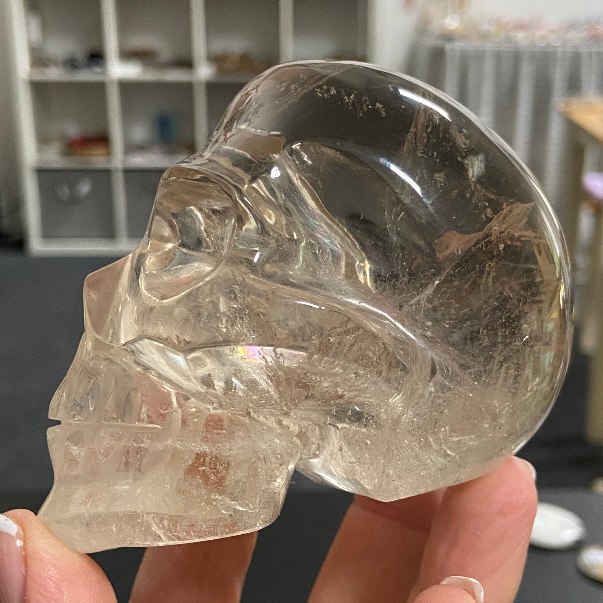 Natural Citrine Skull – Brazil