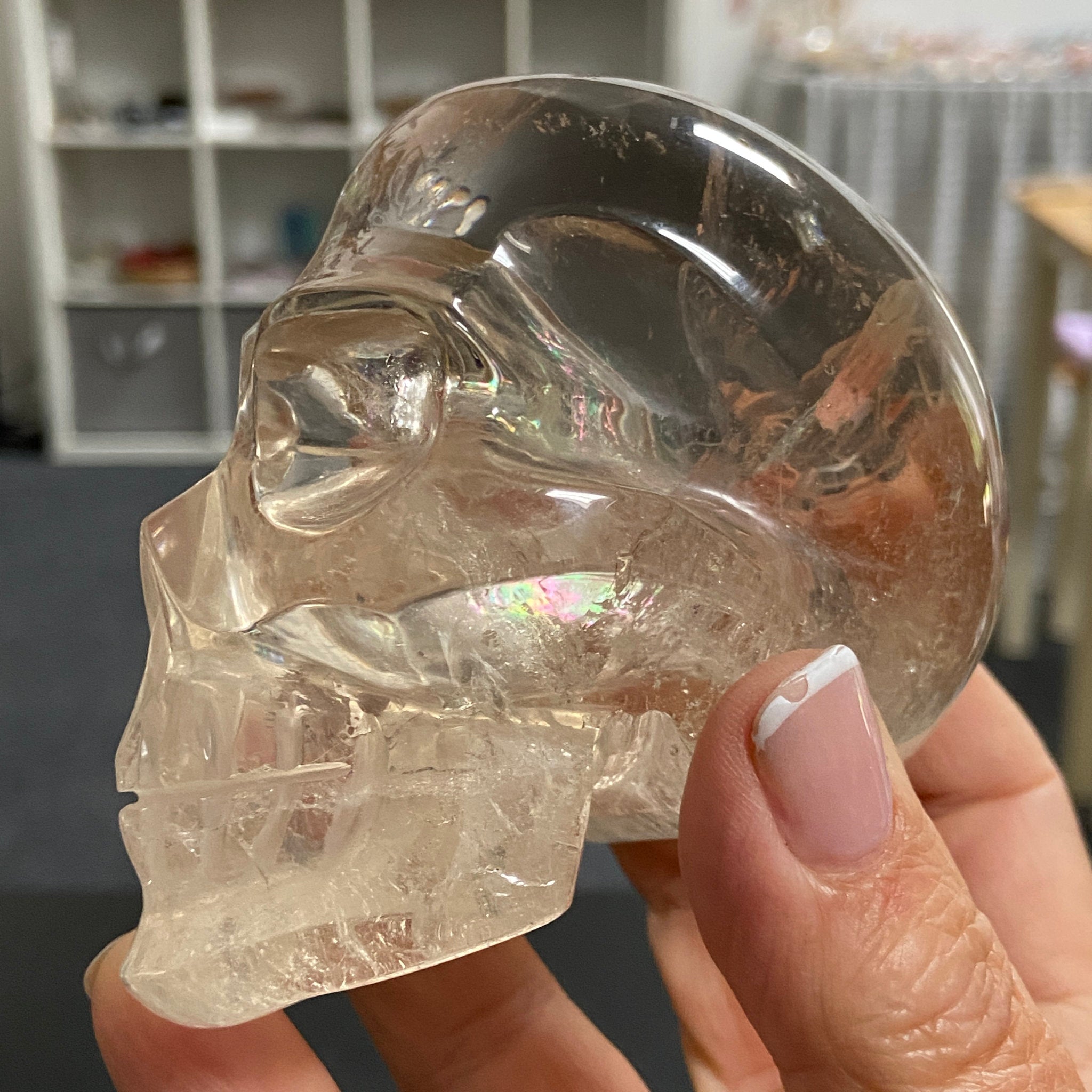 Natural Citrine Skull – Brazil