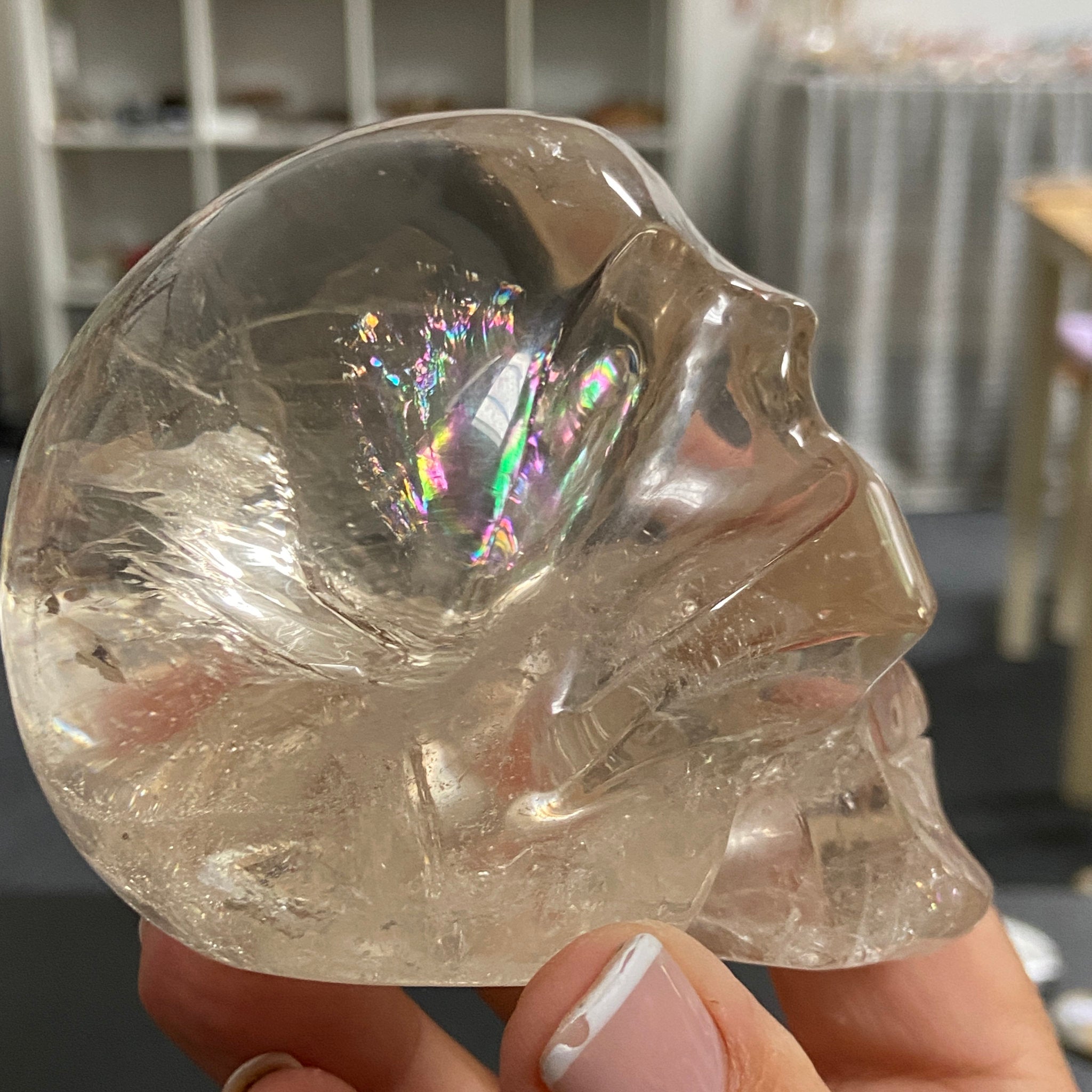 Natural Citrine Skull – Brazil