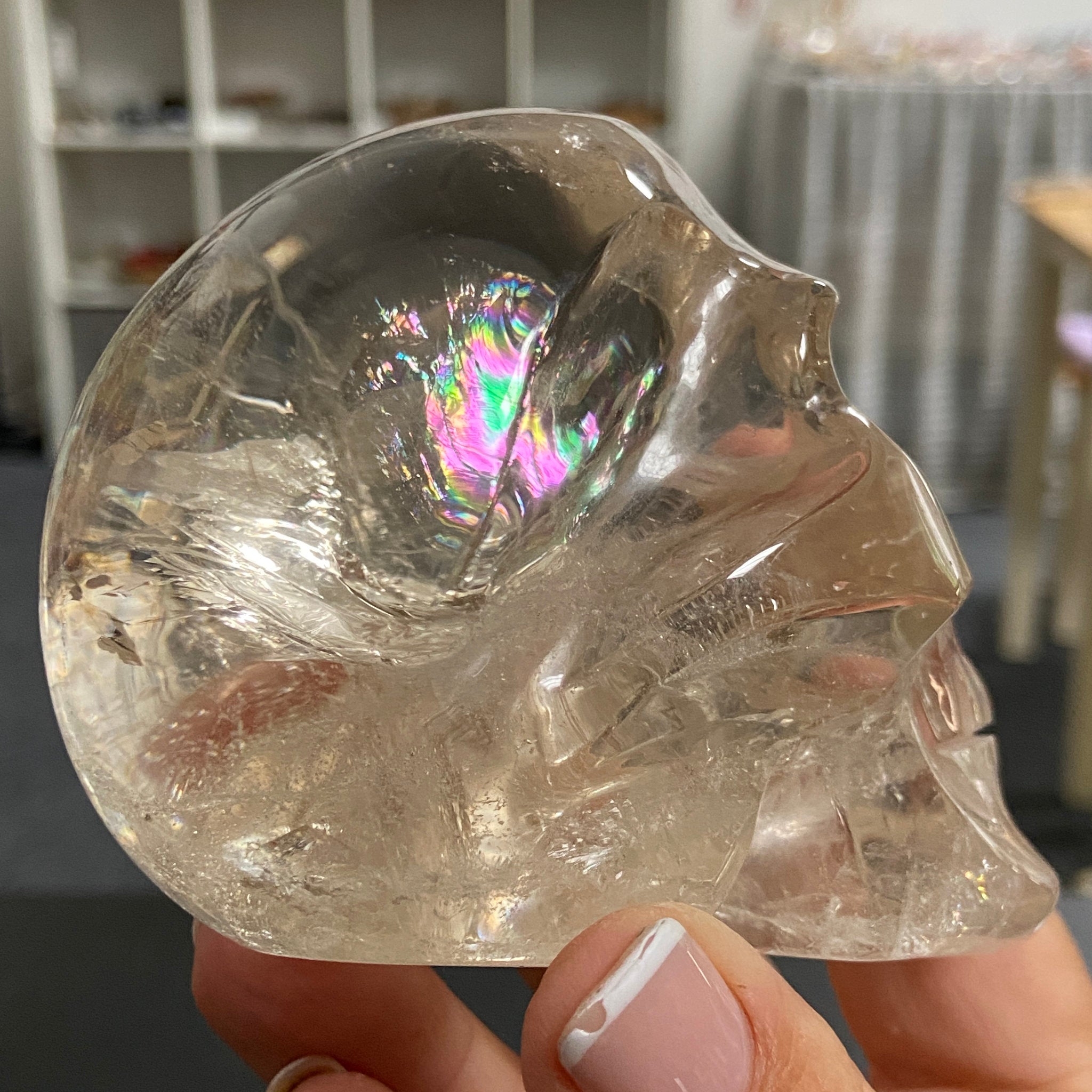 Natural Citrine Skull – Brazil