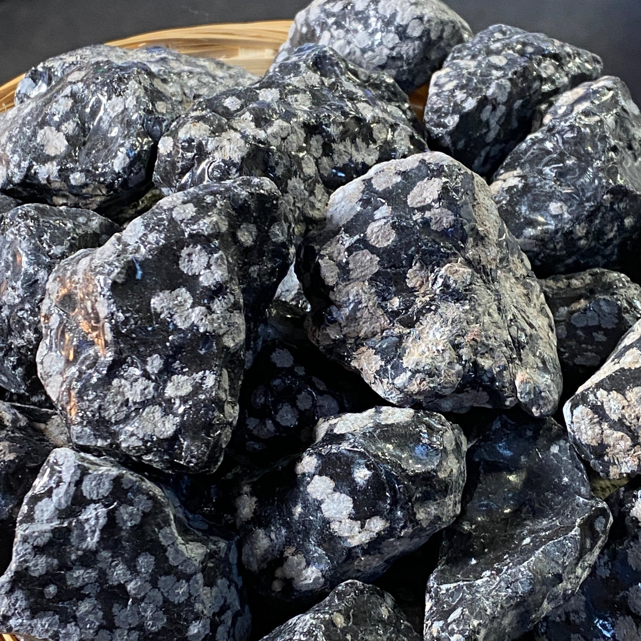 Natural Snowflake Obsidian