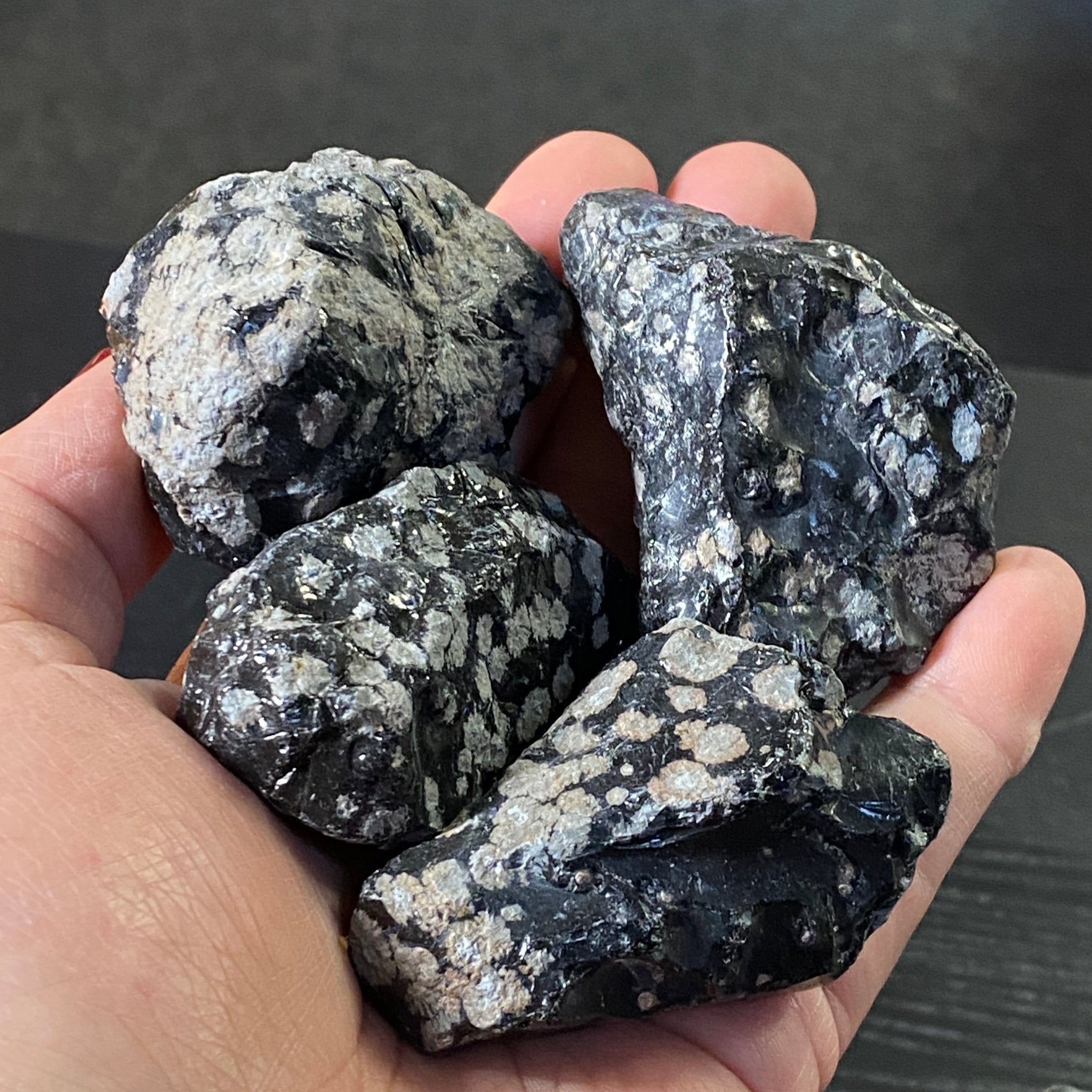 Natural Snowflake Obsidian