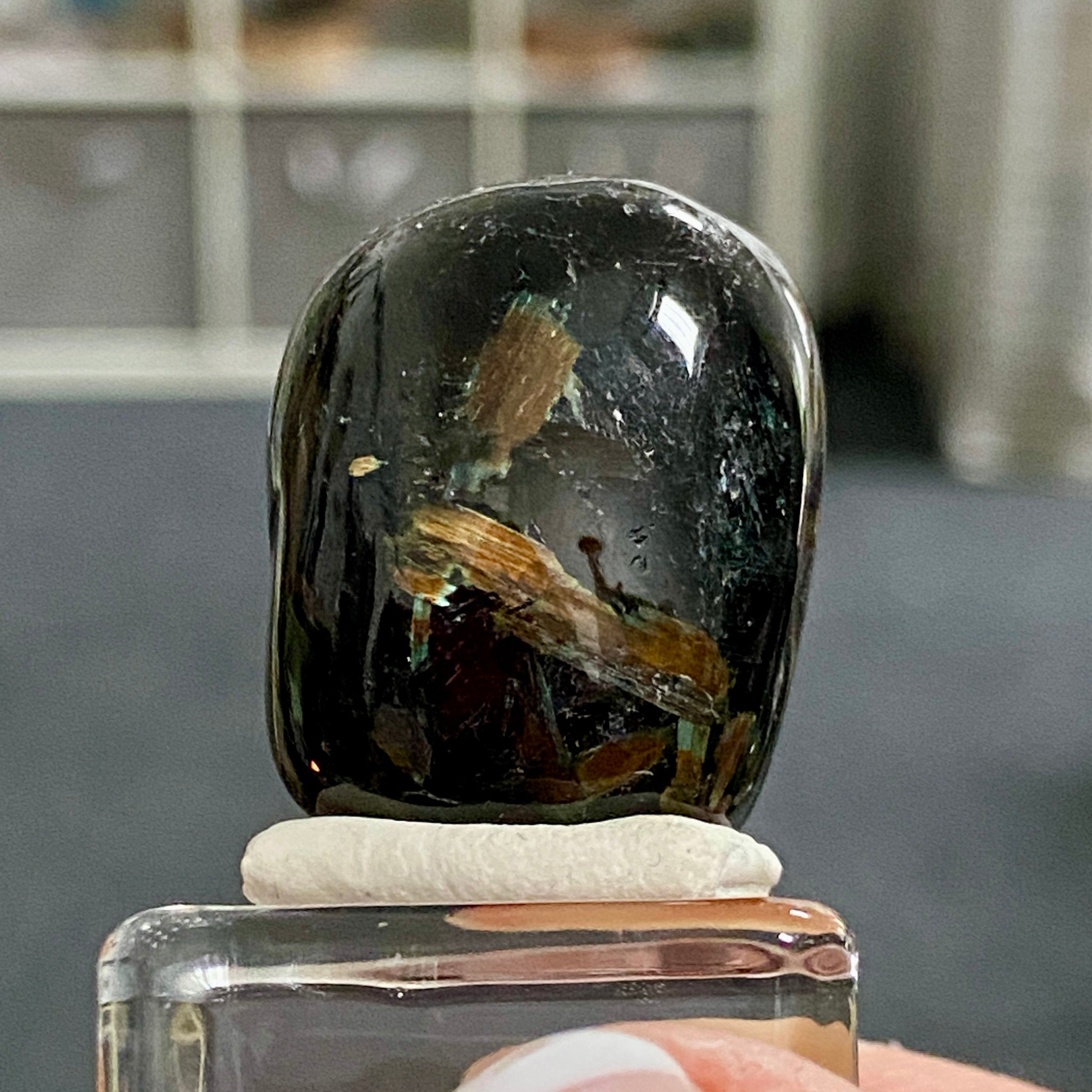 AAA Nuummite Tumbled Stone - Greenland