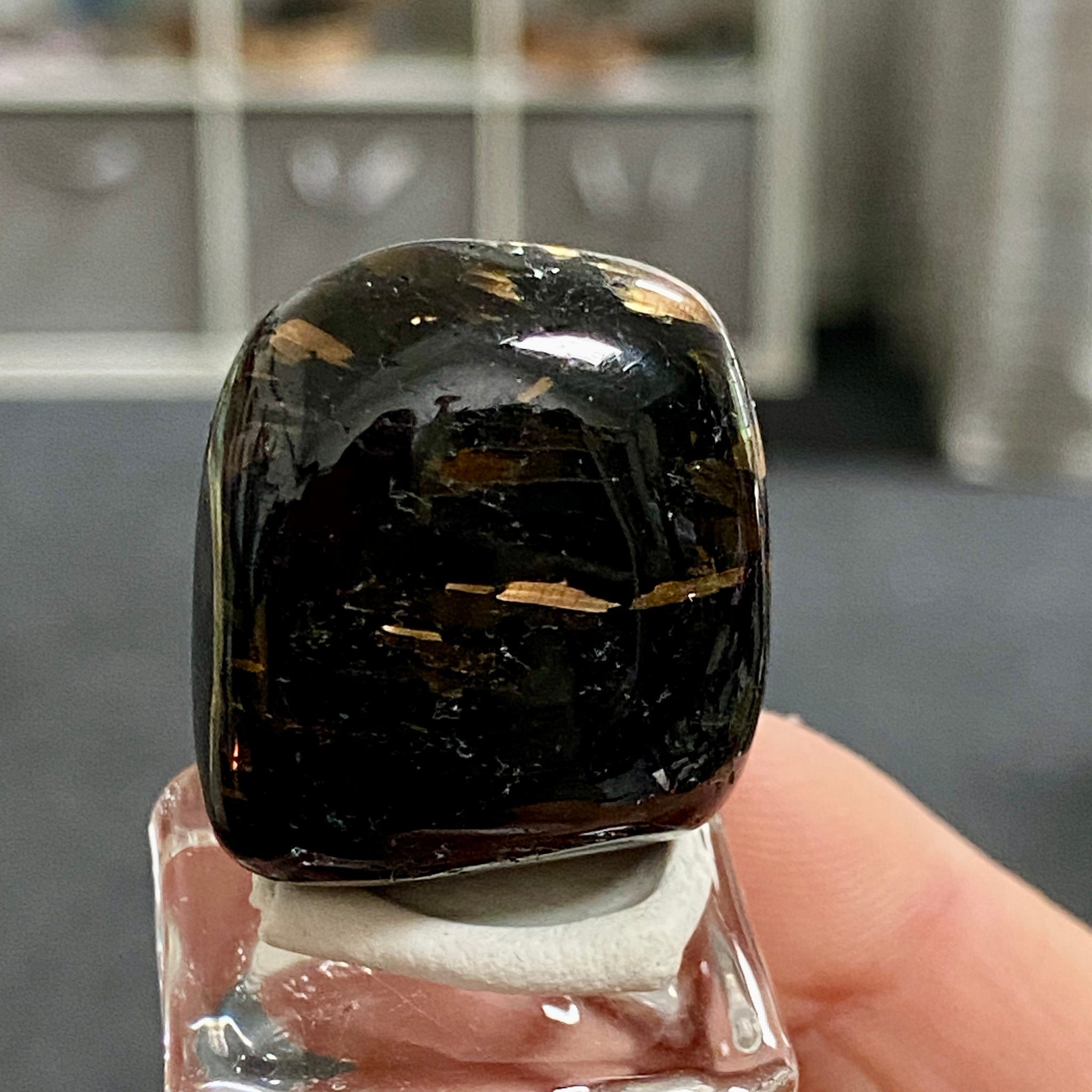 AAA Nuummite Tumbled Stone - Greenland