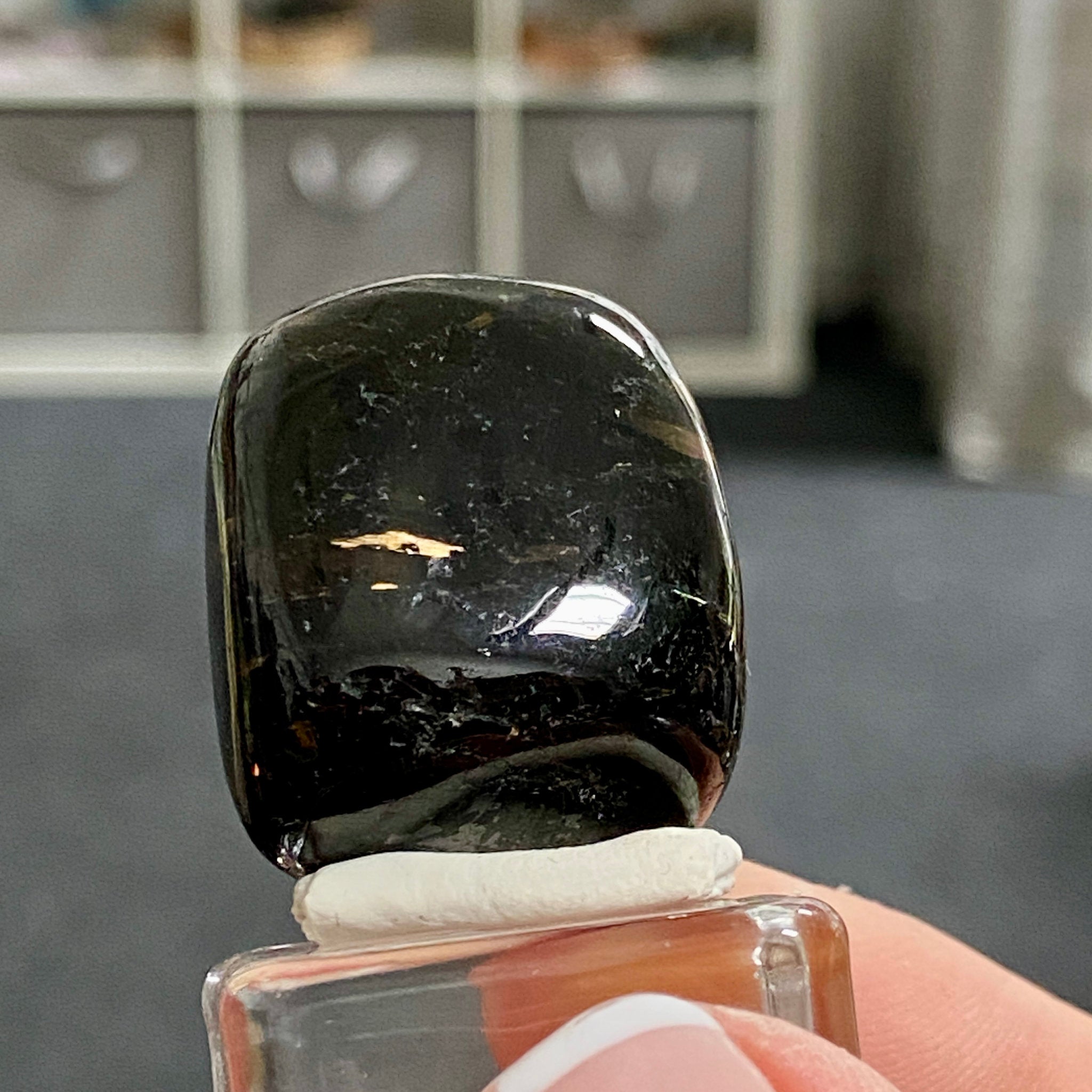AAA Nuummite Tumbled Stone - Greenland