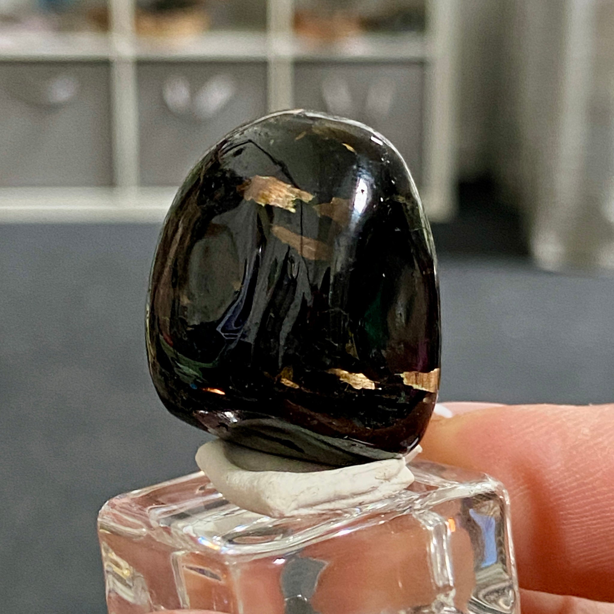 AAA Nuummite Tumbled Stone - Greenland