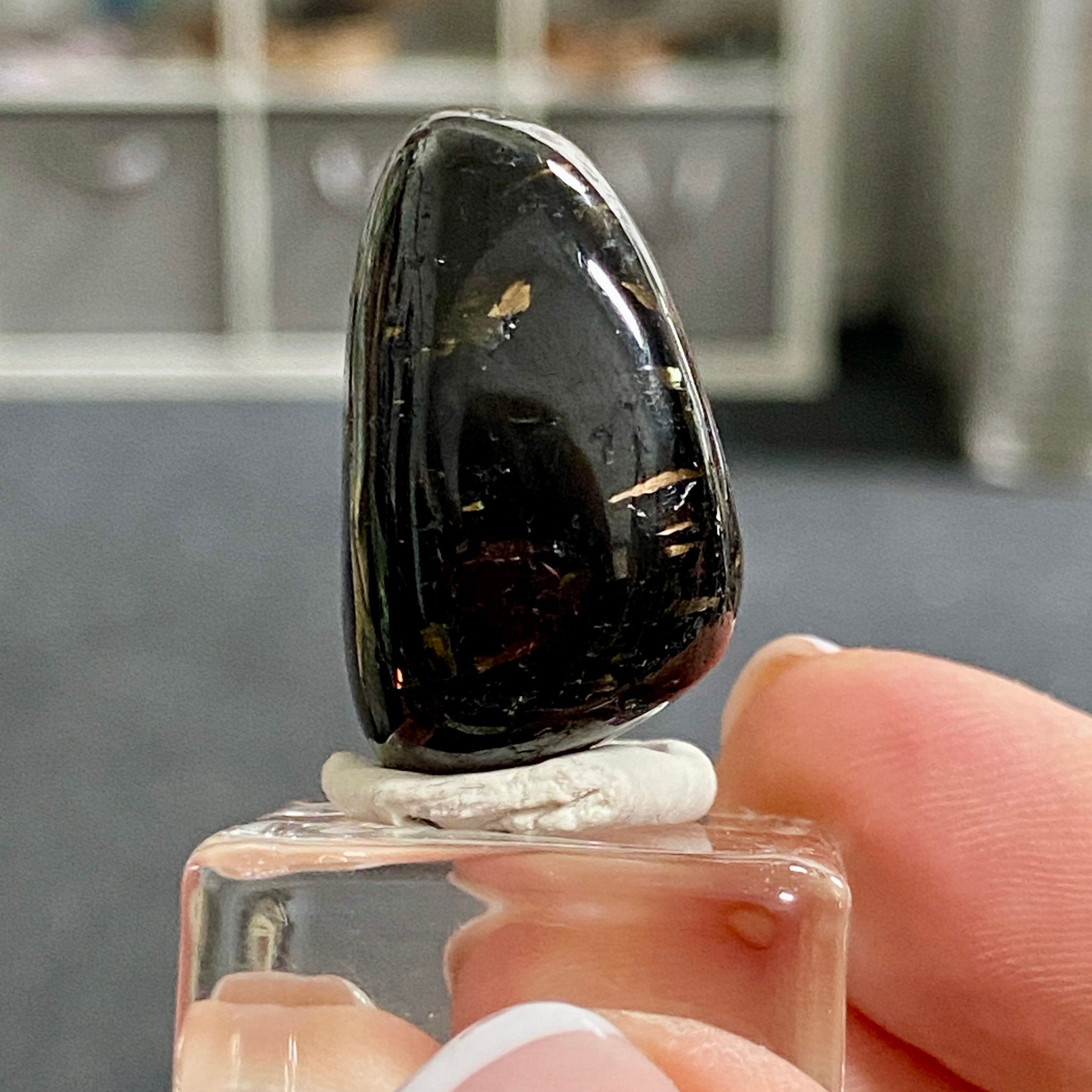 AAA Nuummite Tumbled Stone - Greenland