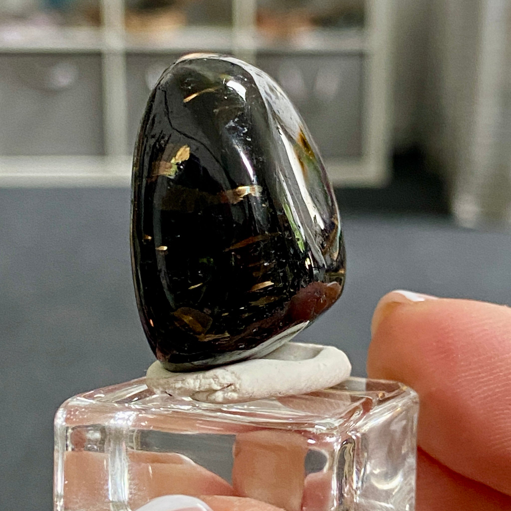AAA Nuummite Tumbled Stone - Greenland