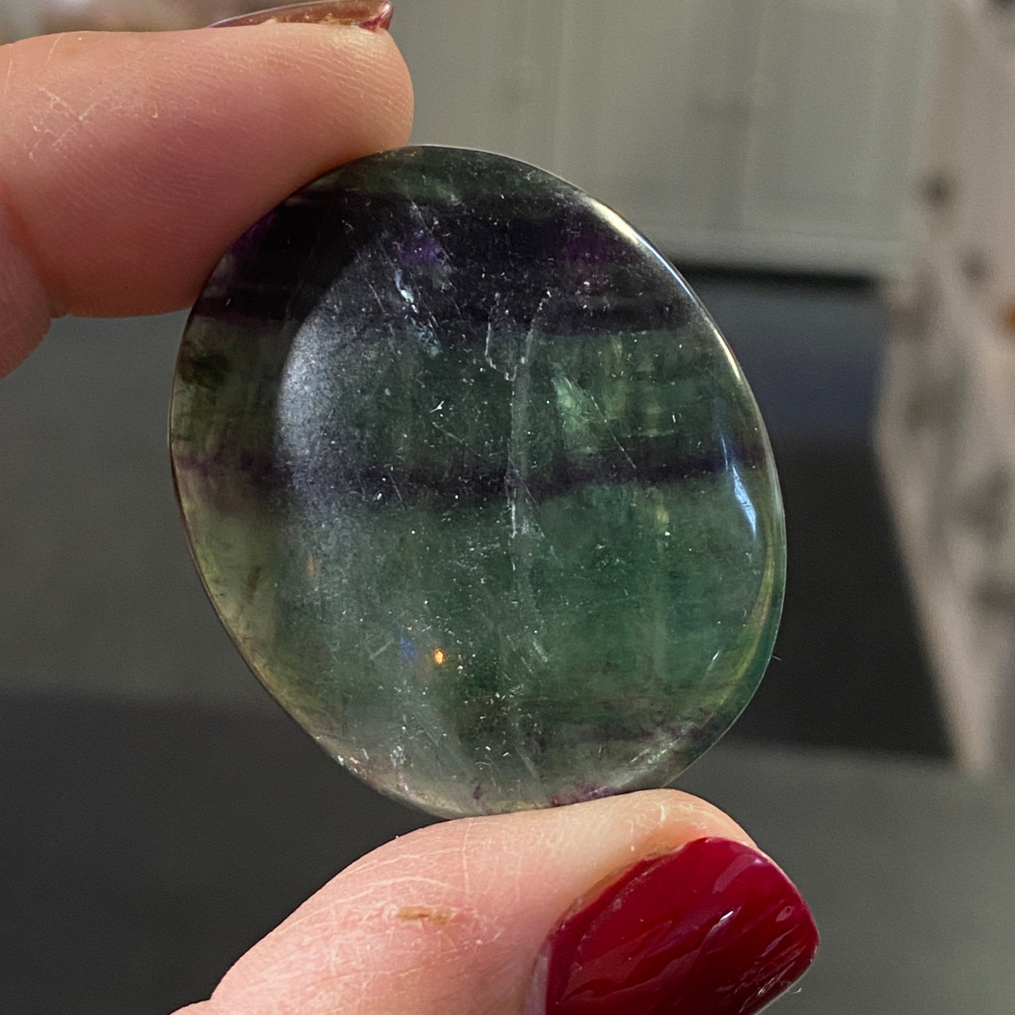 Rainbow Fluorite Palmstones