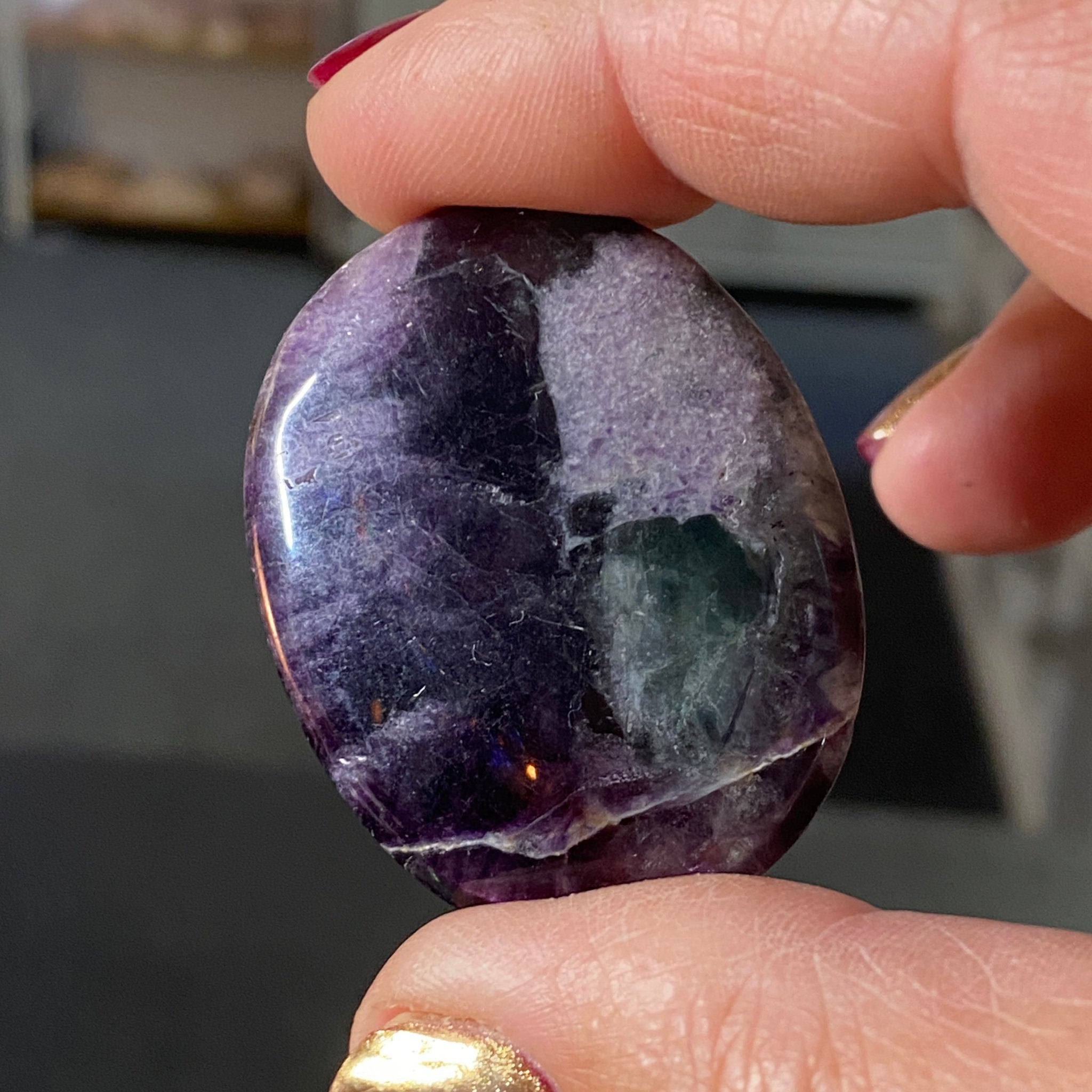 Rainbow Fluorite Palmstones