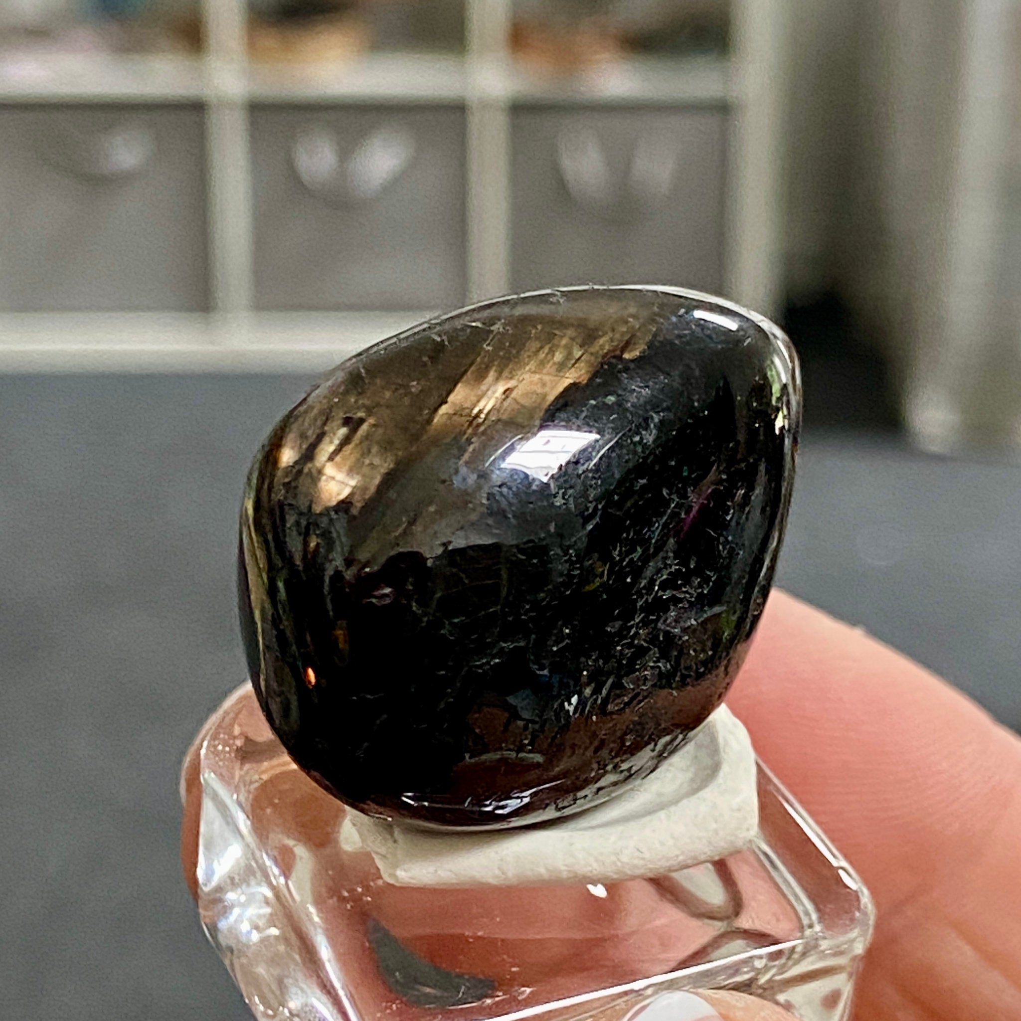 AAA Nuummite Tumbled Stone - Greenland