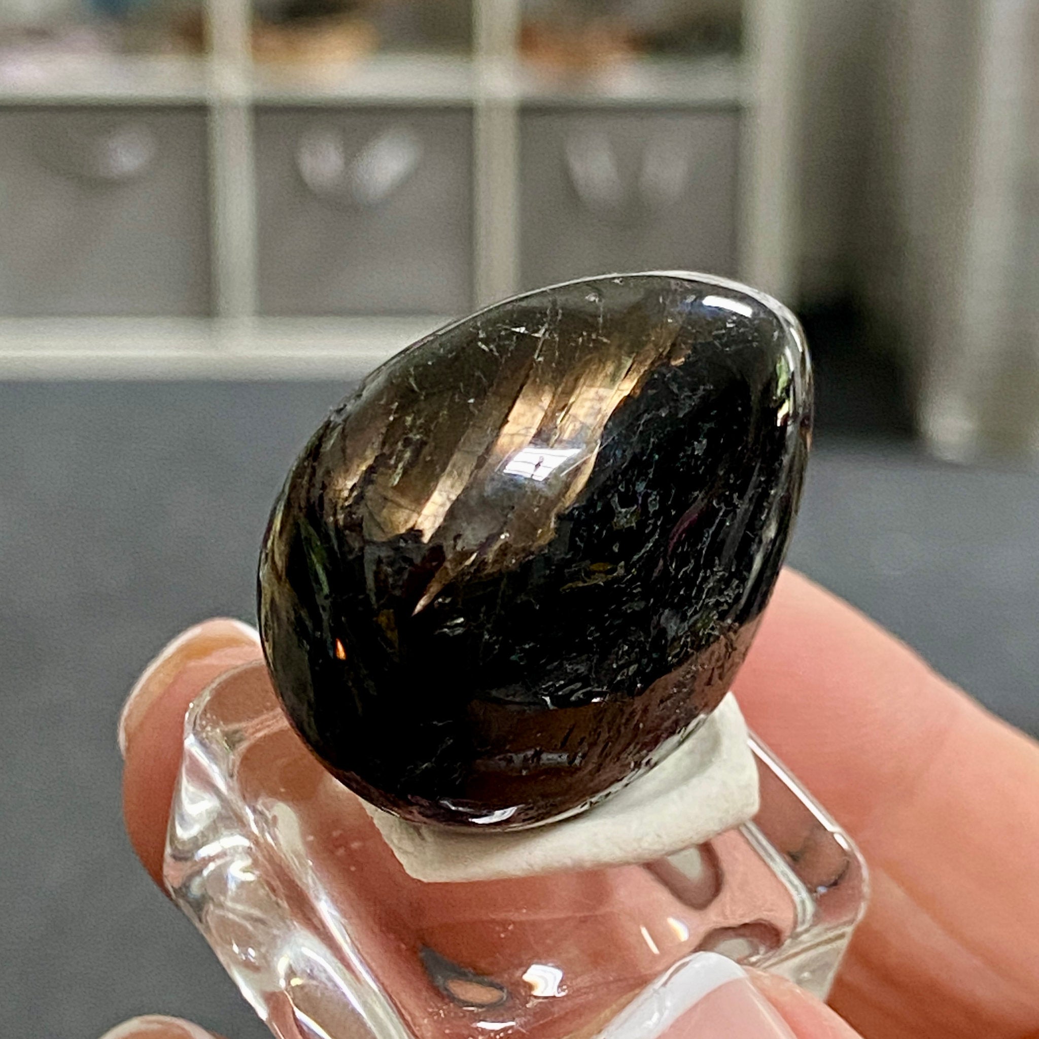 AAA Nuummite Tumbled Stone - Greenland