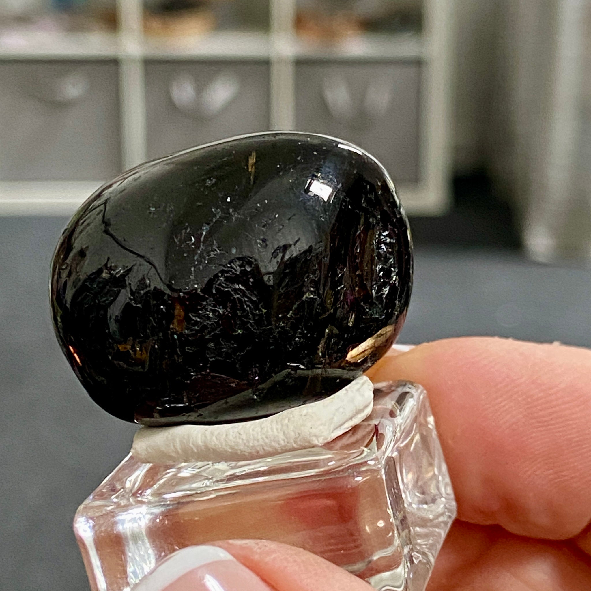 AAA Nuummite Tumbled Stone - Greenland
