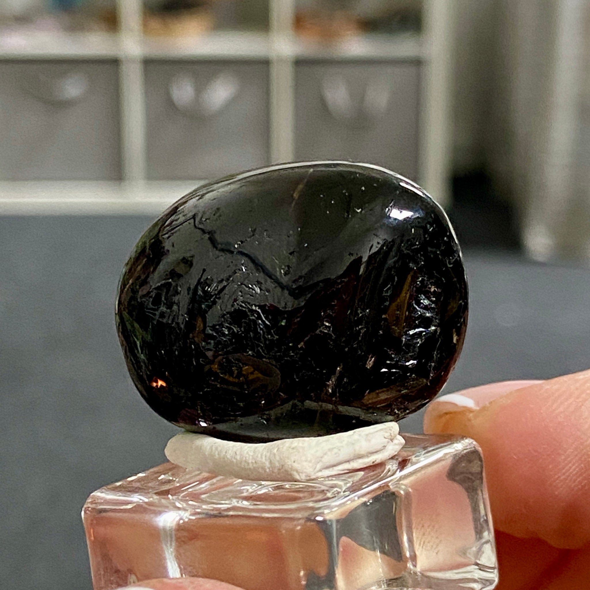AAA Nuummite Tumbled Stone - Greenland