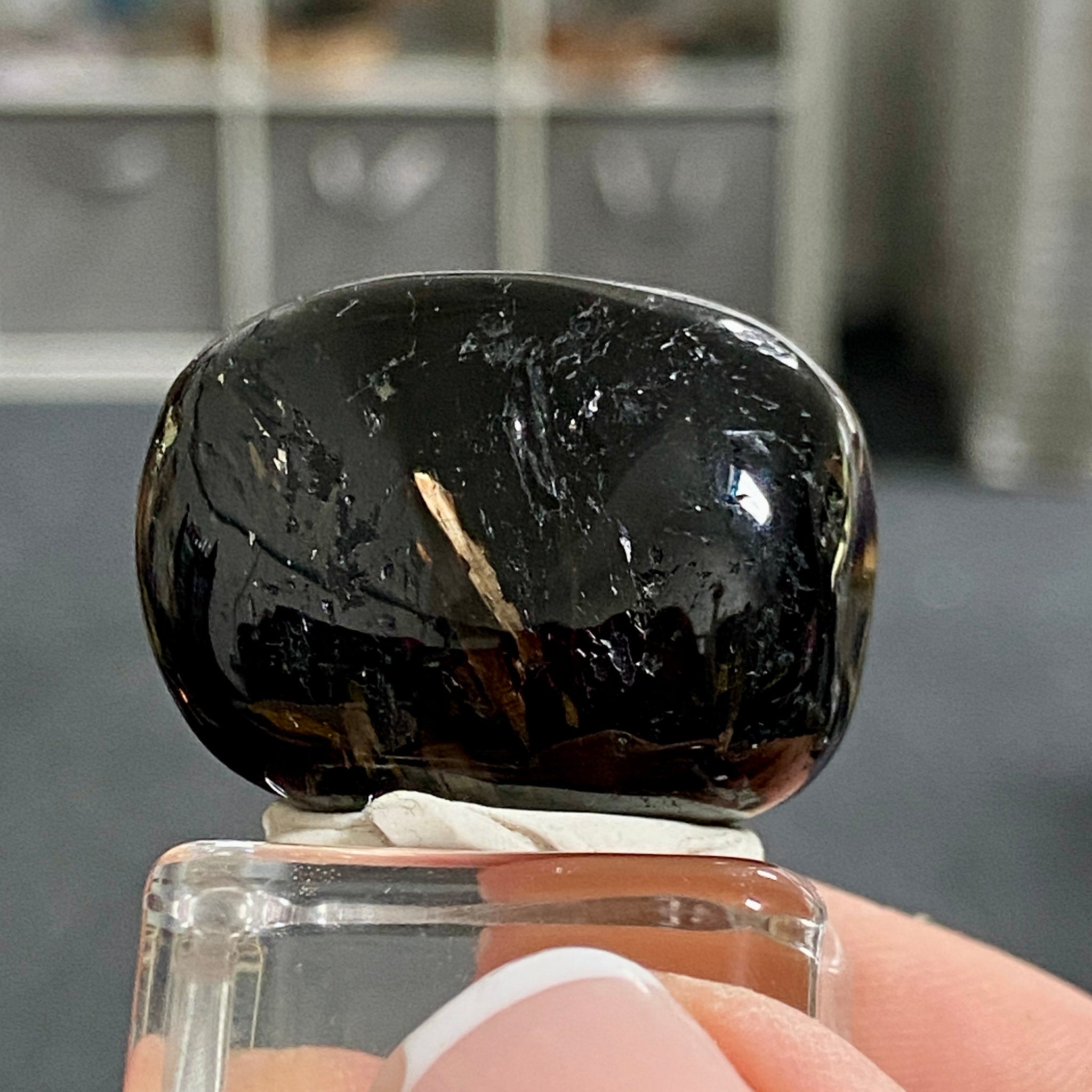 AAA Nuummite Tumbled Stone - Greenland