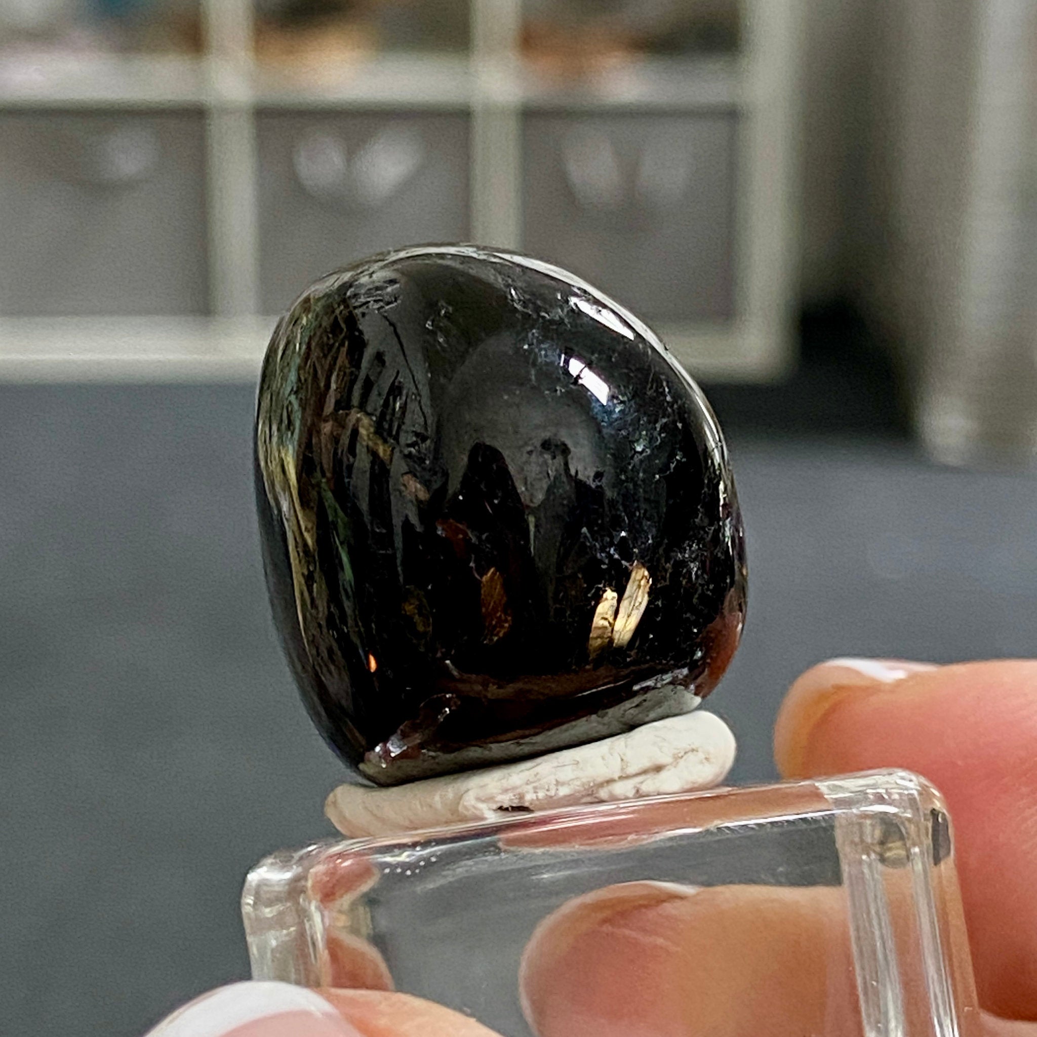 AAA Nuummite Tumbled Stone - Greenland