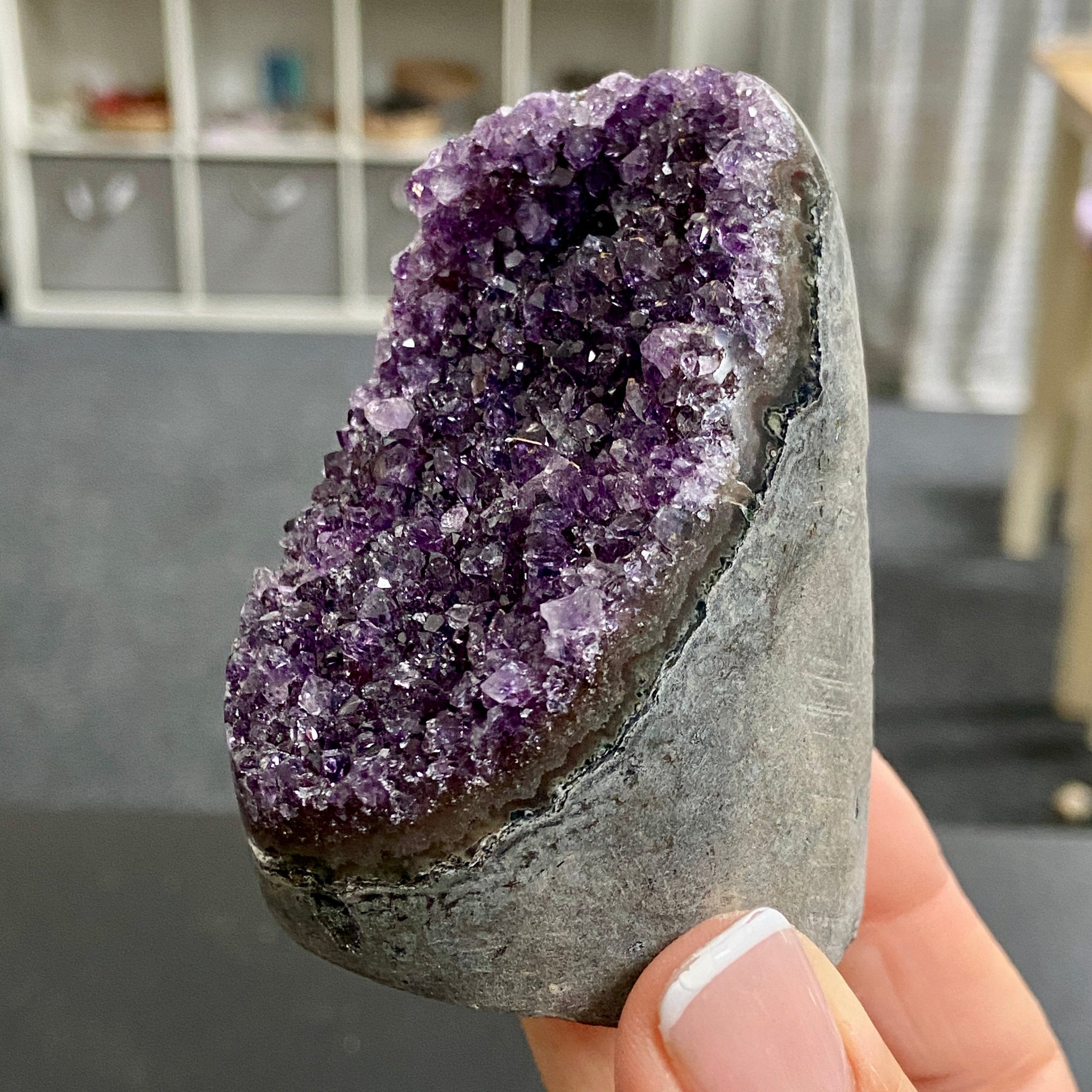 Uruguayan Amethyst Cut Base