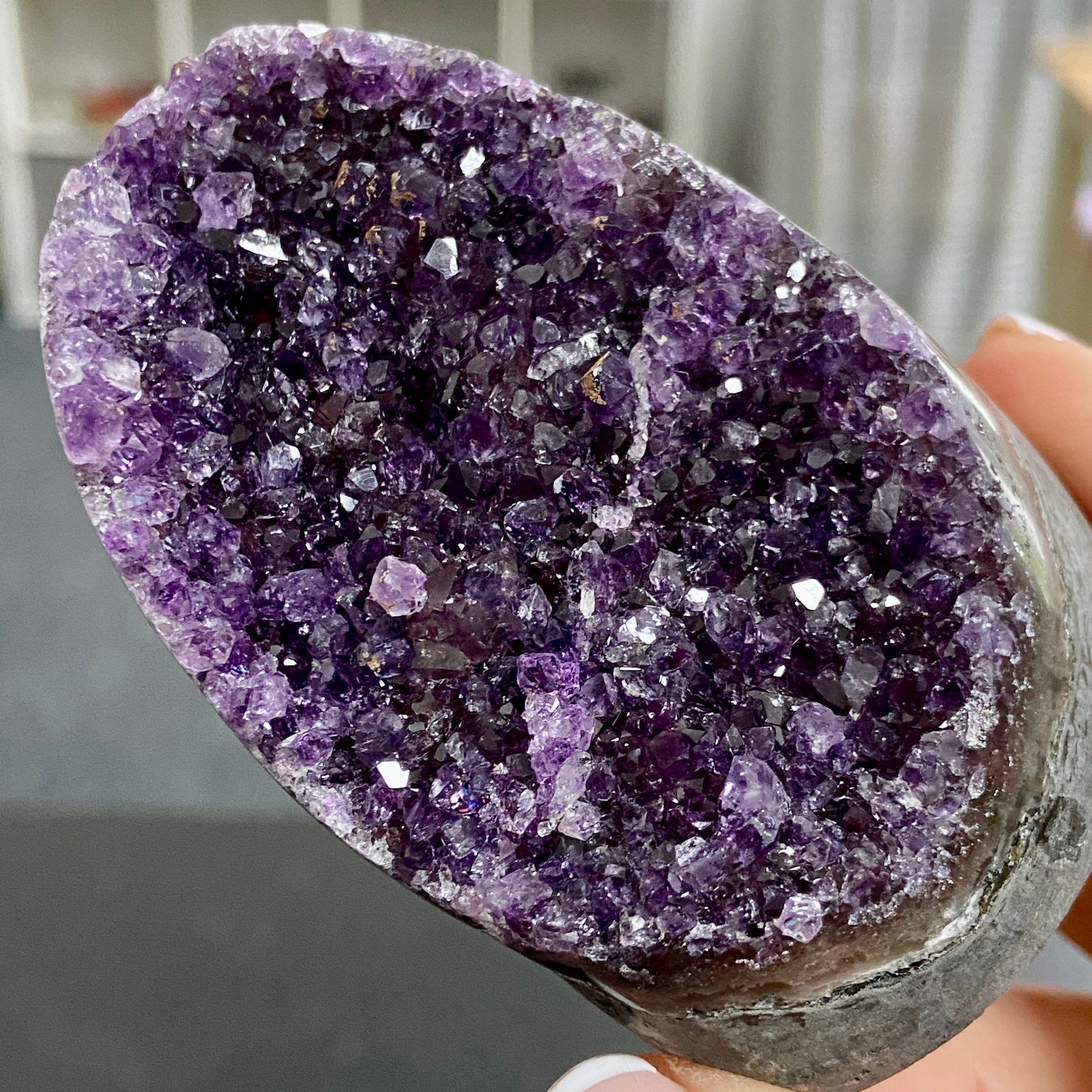 Uruguayan Amethyst Cut Base