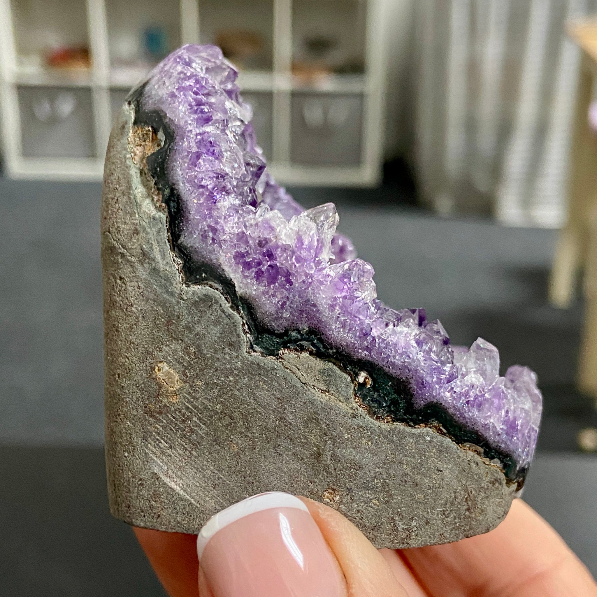 Uruguayan Amethyst Cut Base